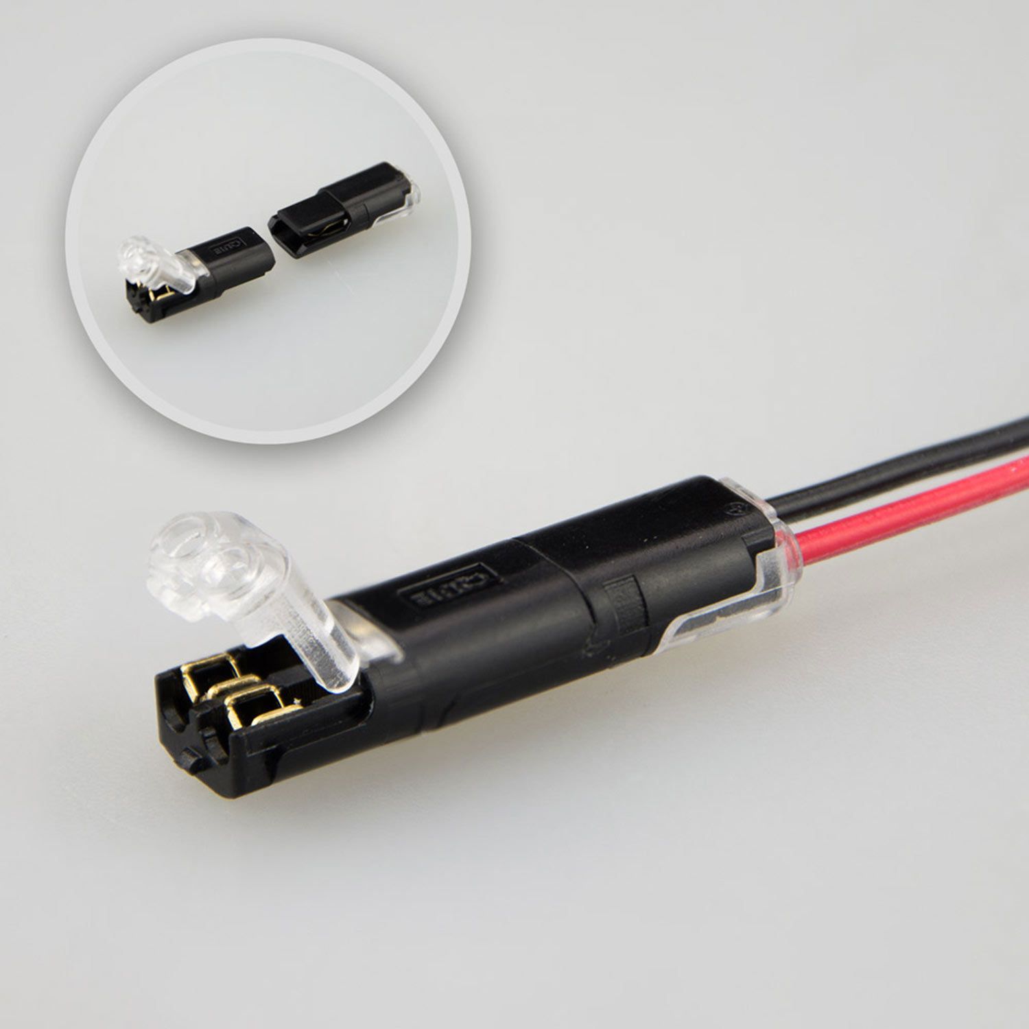 ISOLED Kabel Linearverbinder-SLIM 2-polig bis 2x0,5mm²/AWG20 - 2
