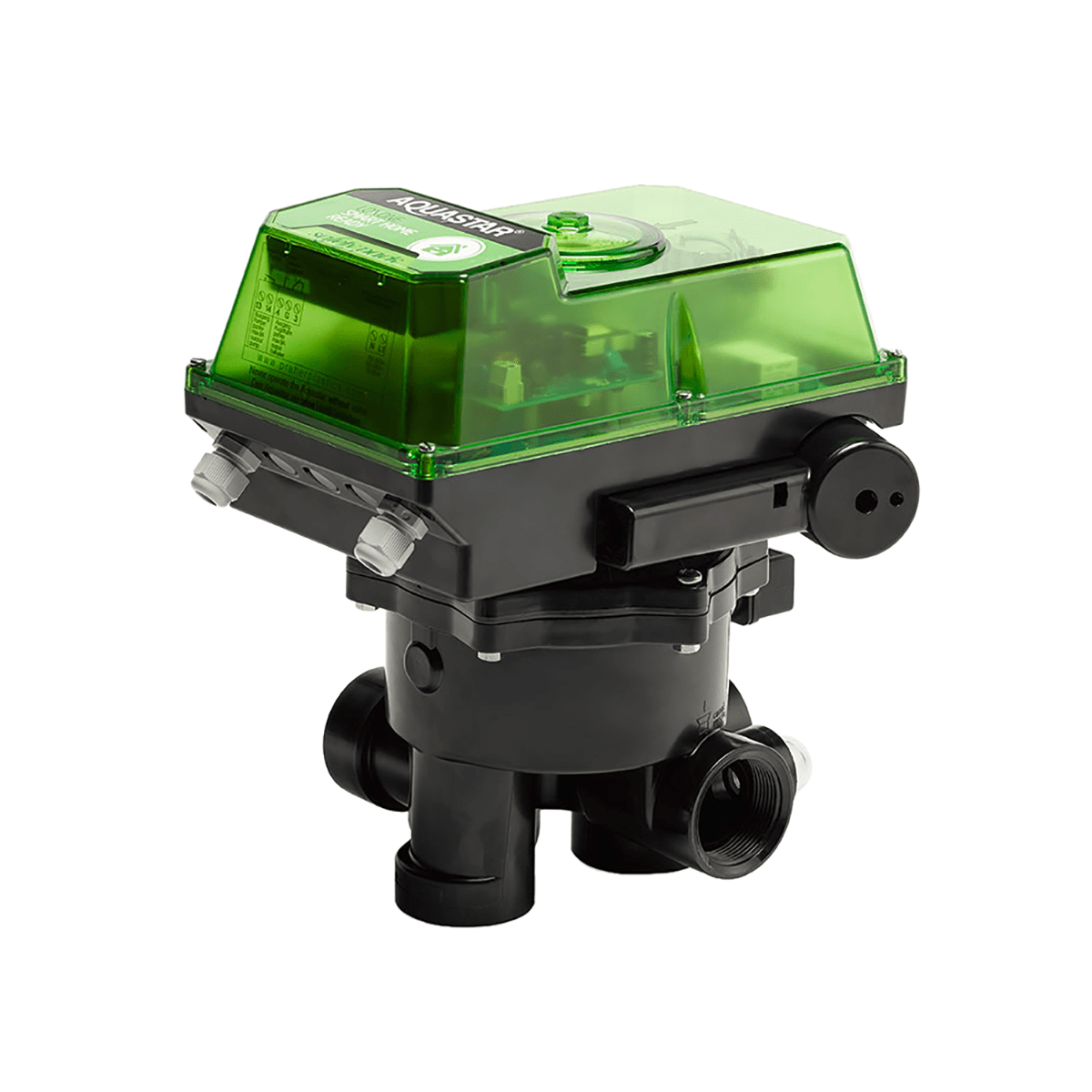 Loxone Aquastar Air SM10 1 1/2", ABS schwarz, Gewinde BSP, Top+Bottom Klebe MOP 3,5 bar NBR tpe 100-240 VAC - 1
