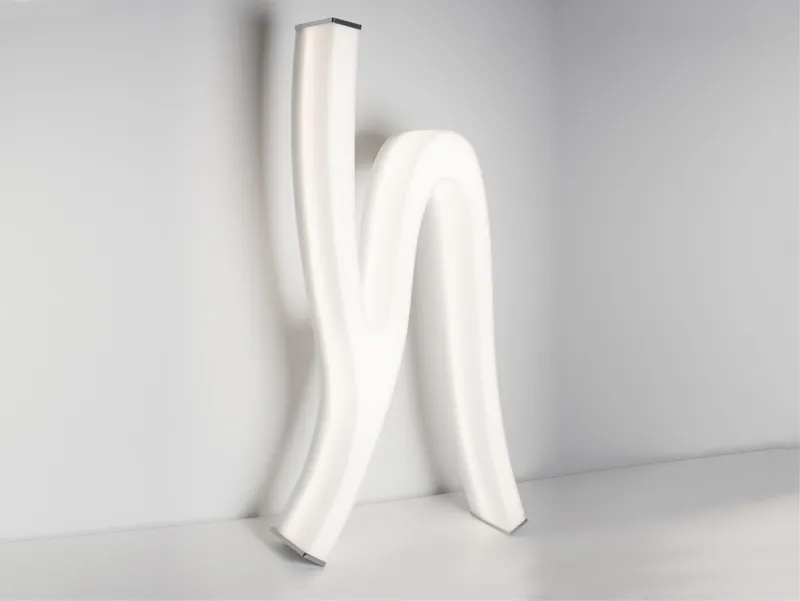 Molto Luce LASH OBJECT (chrom/weiß) Molto Luce LASH OBJECT (chrom/weiß) - Produktbild 1
