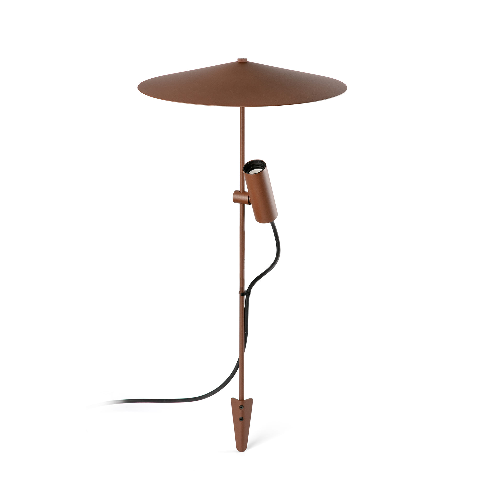 Faro CLAP 630 Erdspieß rostbraun 6W 3000K 38° mit platte S Faro CLAP 630 Erdspieß rostbraun 6W 3000K 38° mit platte S - 1