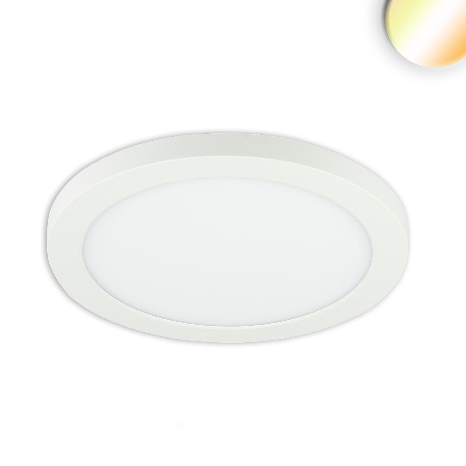 ISOLED LED Aufbau/Einbauleuchte Slim Flex, 6W, weiß, ColorSwitch 3000|3500|4000K ISOLED LED Aufbau/Einbauleuchte Slim Flex, 6W, weiß, ColorSwitch 3000|3500|4000K - 1