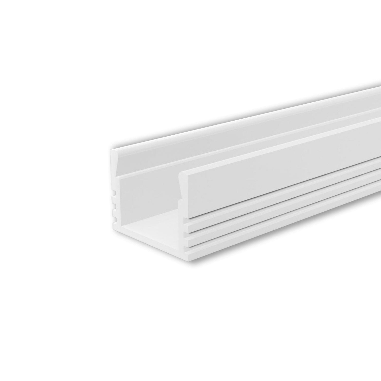 ISOLED LED Montageprofil MAXI-AB V2, weiß RAL9010 L: 200cm ISOLED LED Montageprofil MAXI-AB V2, weiß RAL9010 L: 200cm - 1