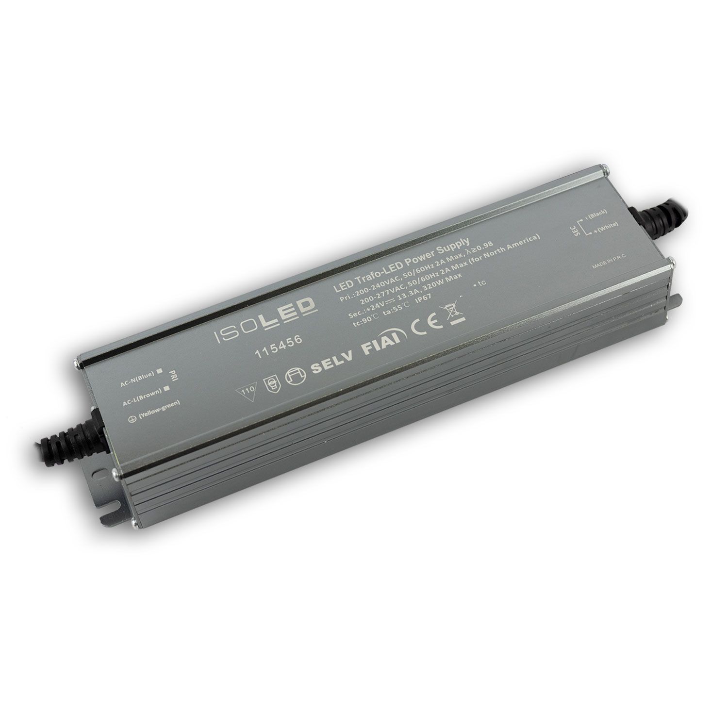 ISOLED LED Trafo V2, 24V/DC, 0-320W, IP67, SELV ISOLED LED Trafo V2, 24V/DC, 0-320W, IP67, SELV - 1