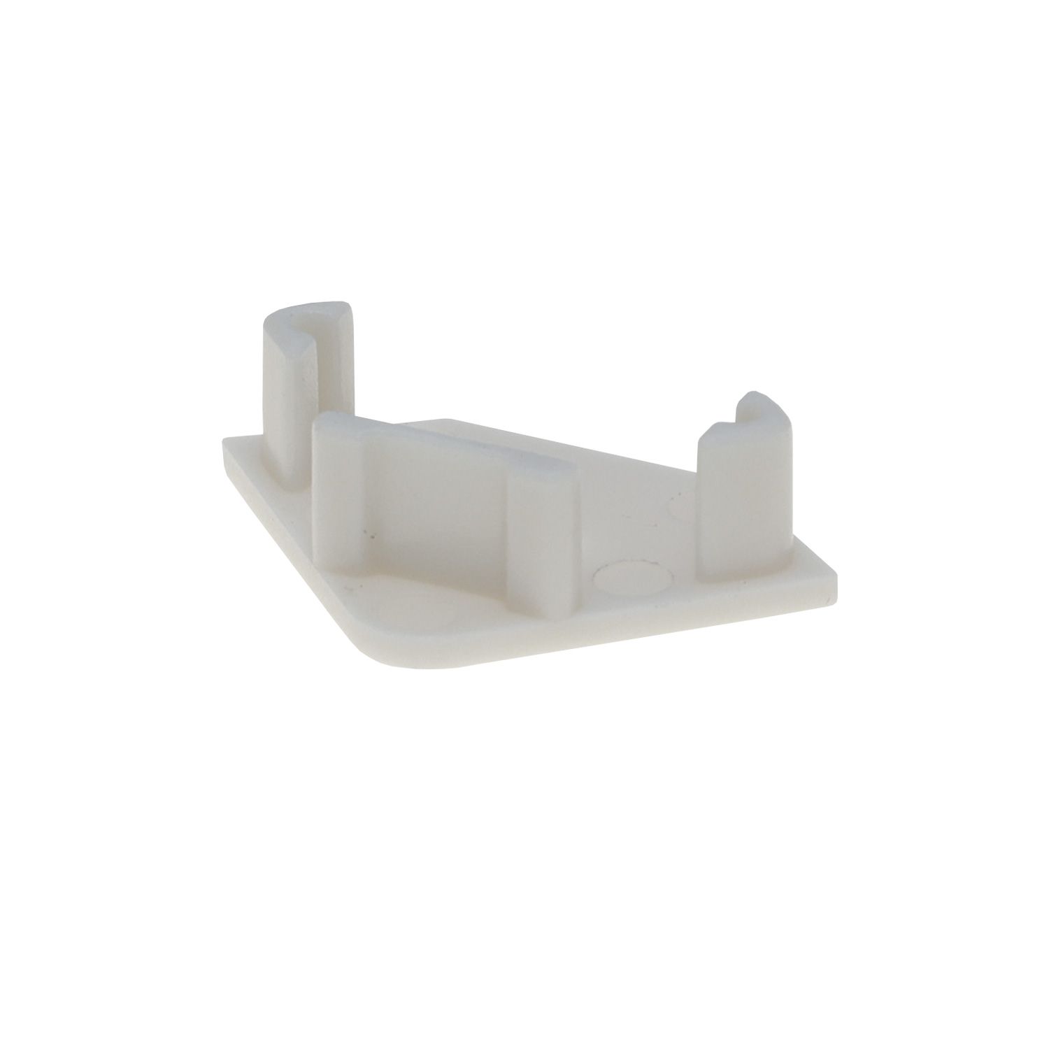 ISOLED Endkappe EC97 weiß für Profil CORNER11n mit Kabeldurchführung, 1 STK - 2