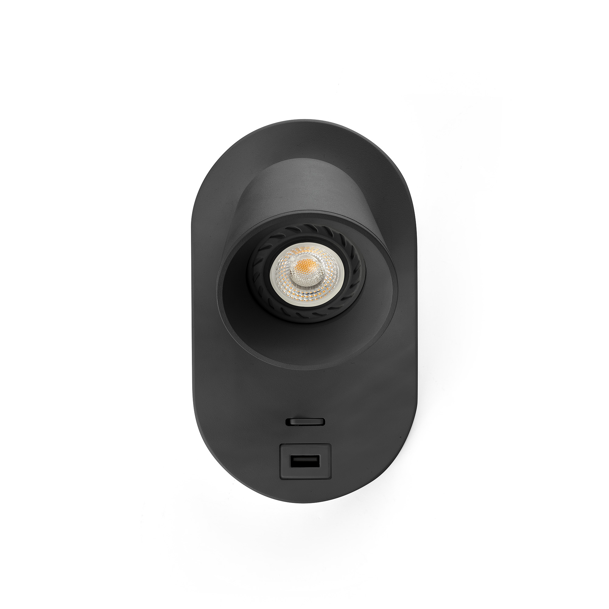 Faro CORB USB C Wandleuchte schwarz Faro CORB USB C Wandleuchte schwarz - Produktbild 1