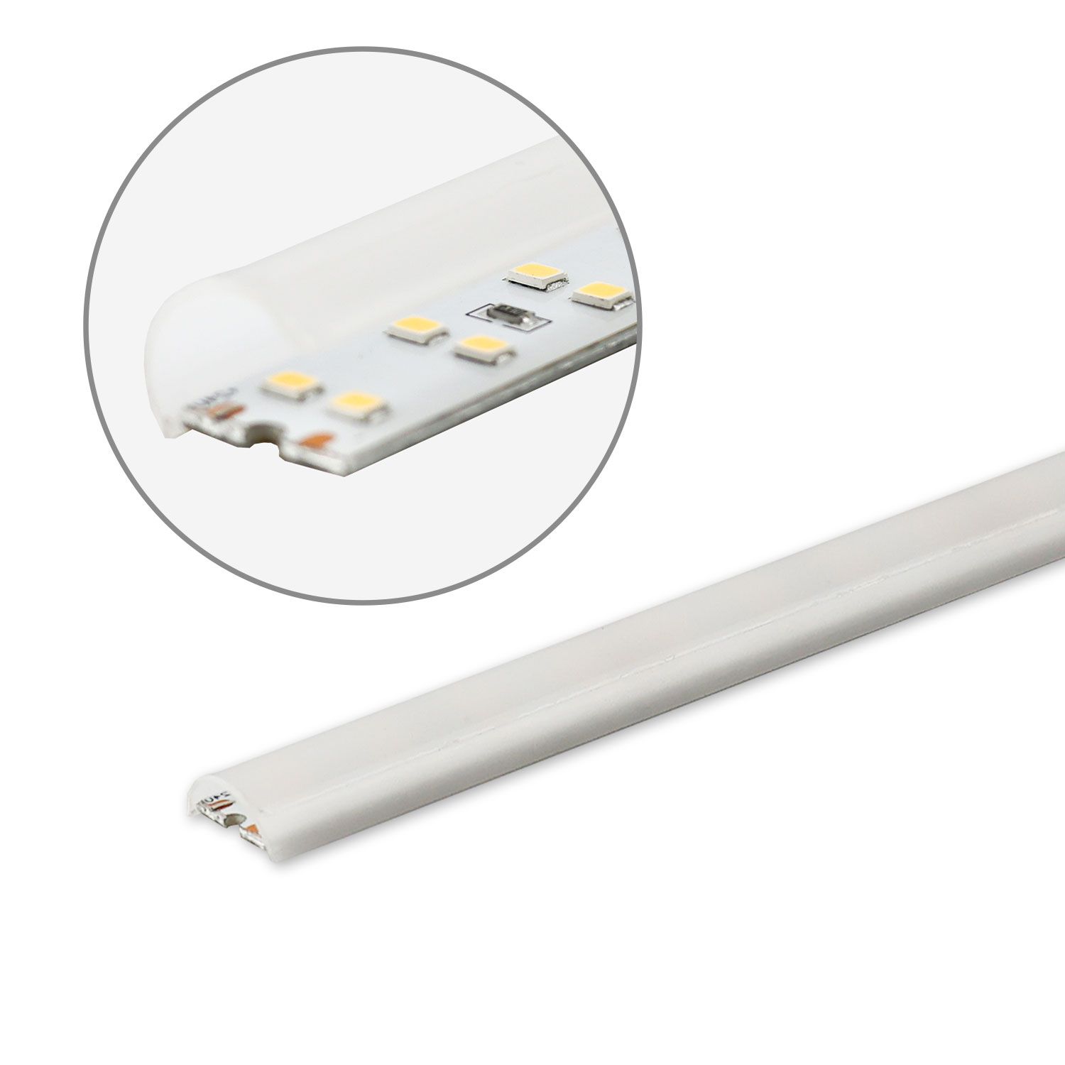 ISOLED Abdeckung COVER69 opal/satiniert 115cm für T5/T8 Umrüstplatine - 2