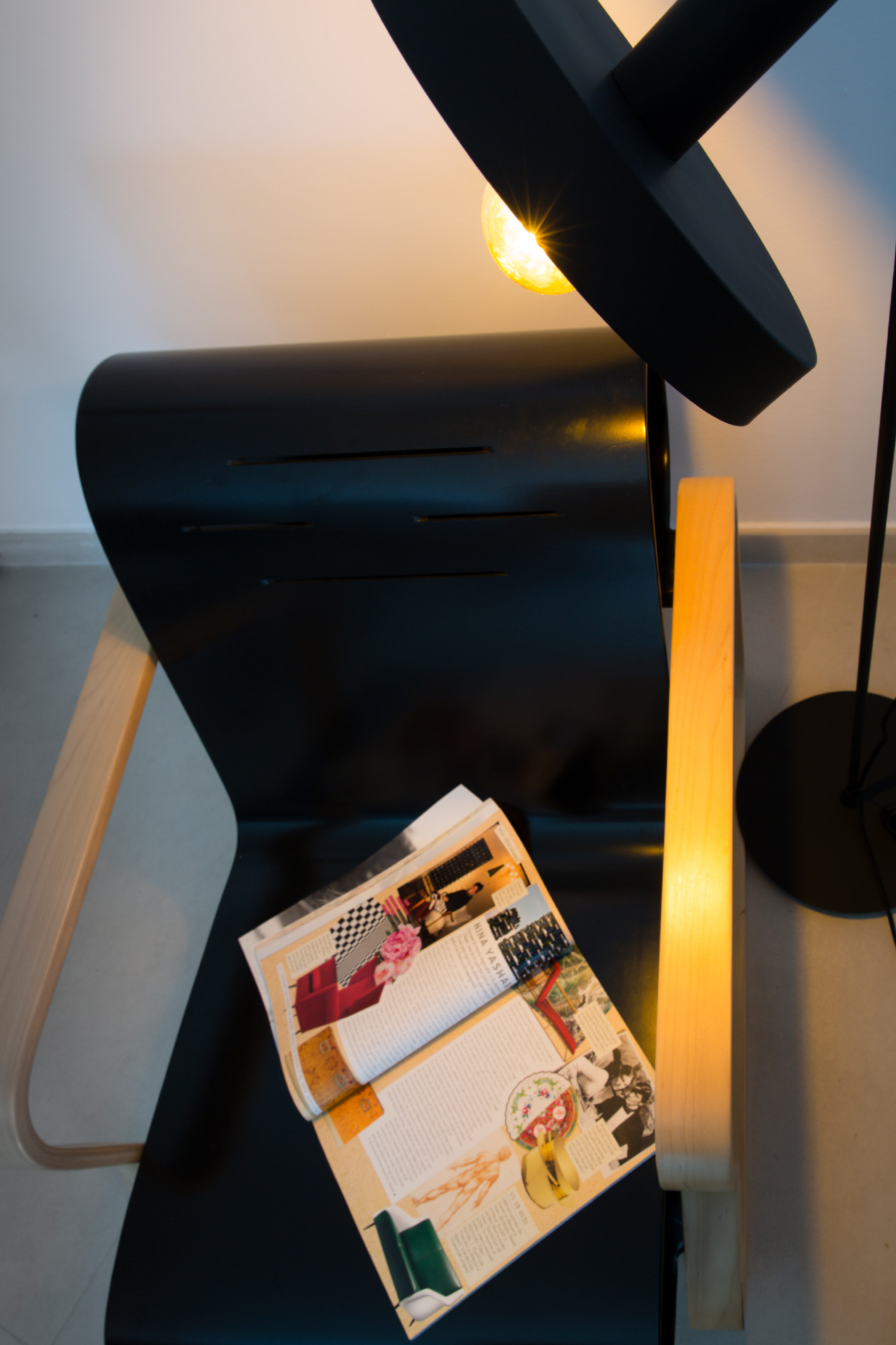 Faro WHIZZ Stehleuchte schwarz/gold - 4