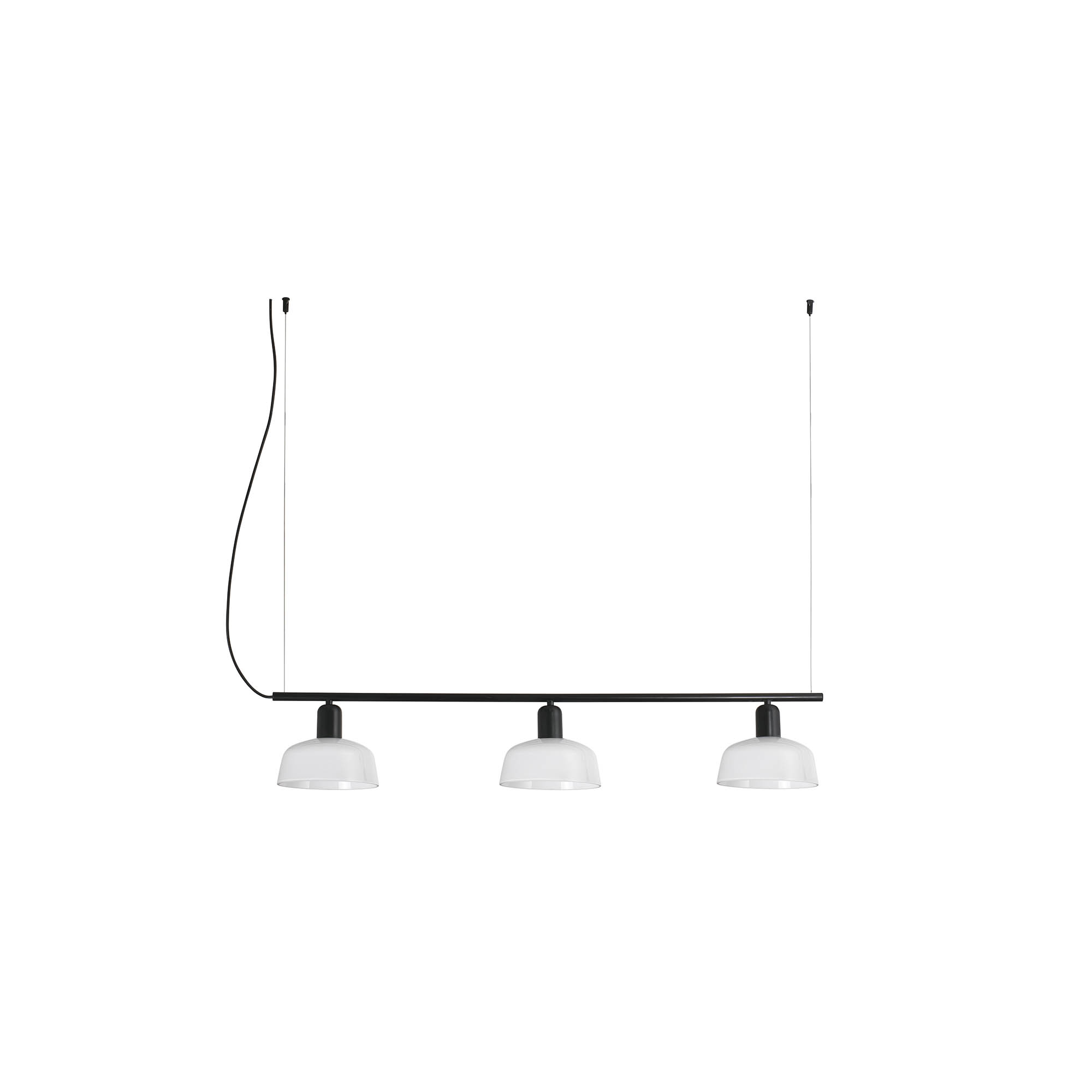 Faro TATAWIN LINEAL S Lineare Pendelleuchte Glas weiß Faro TATAWIN LINEAL S Lineare Pendelleuchte Glas weiß - 1