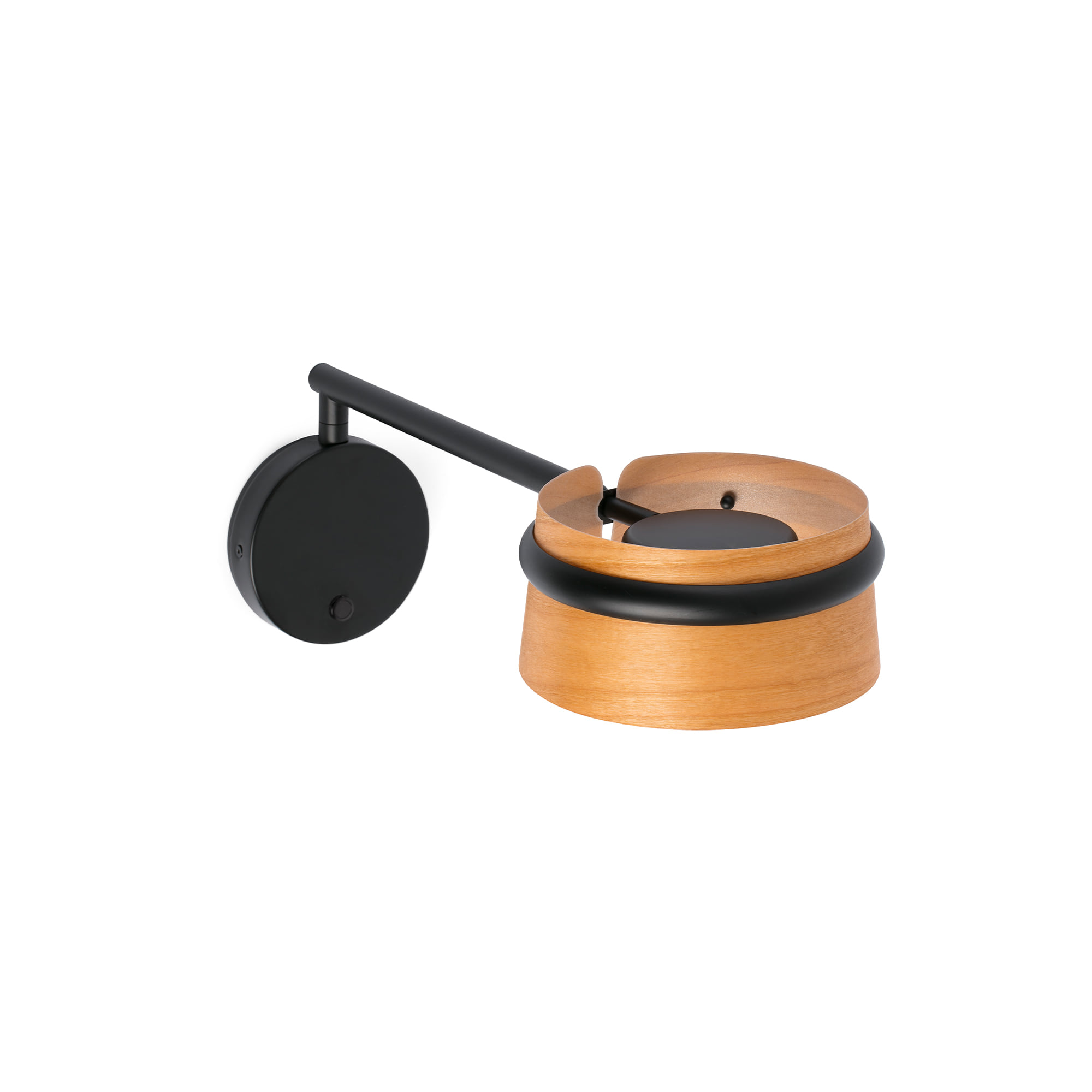 Faro LOOP Wandleuchte schwarz mit Gelenkarm Faro LOOP Wandleuchte schwarz mit Gelenkarm - Produktbild 1