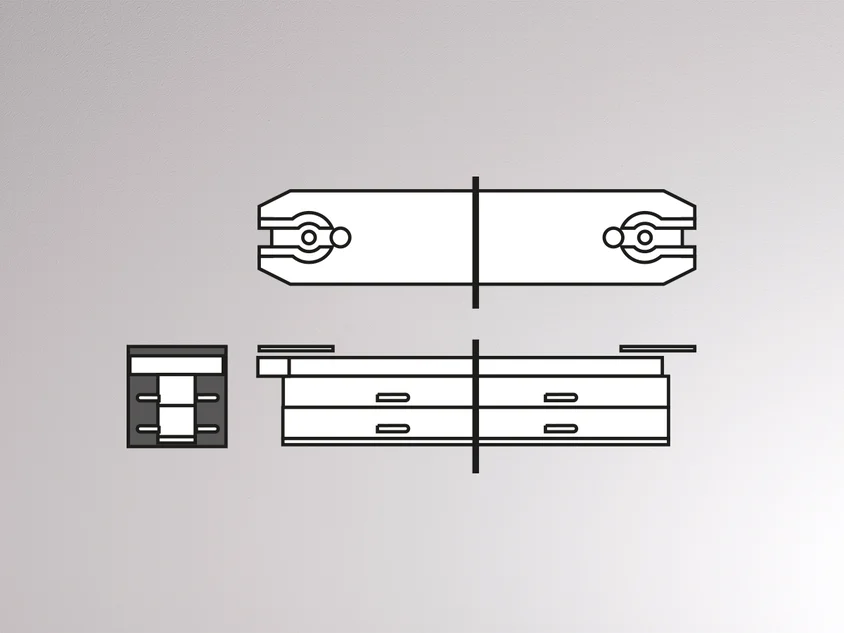 Molto Luce VOLARE LINEARVERBINDER (chrom) - 1