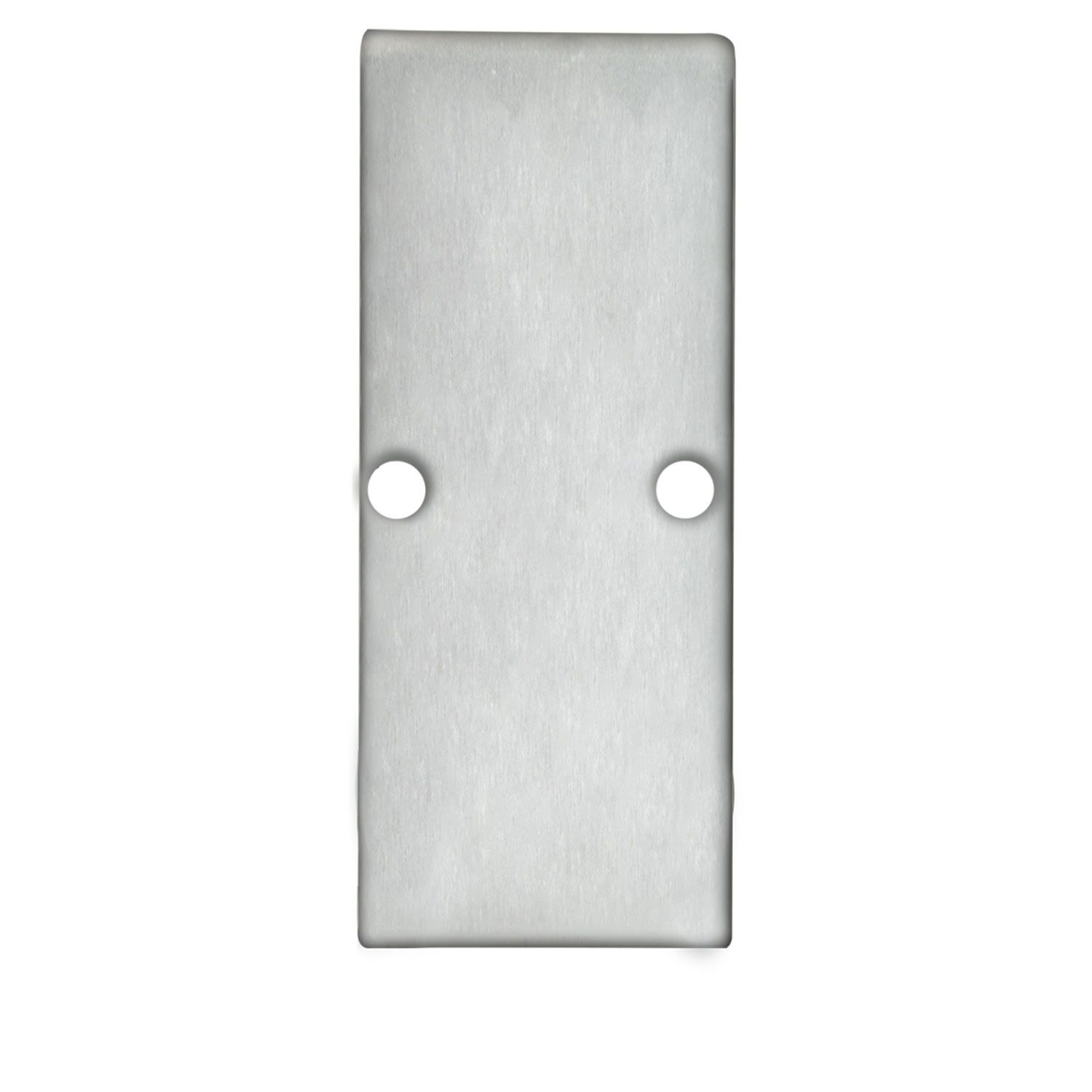 ISOLED Endkappe EC90 Aluminium eloxiert für Profil HIDE DOUBLE inkl. Schrauben - 1