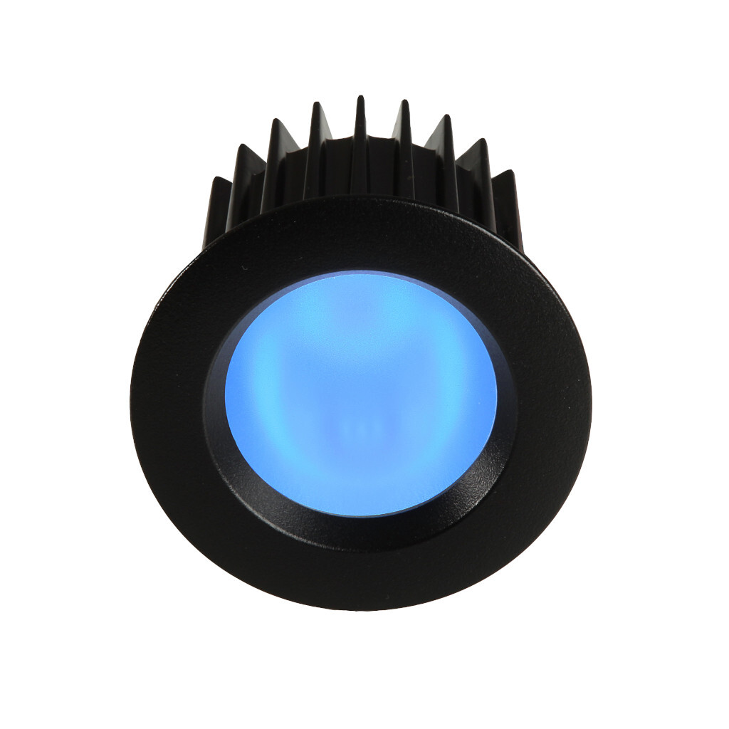 Emilum LED-Spot 24V, 8W, RGBW/2700K, CRI90 Schwarz - Produktbild 3