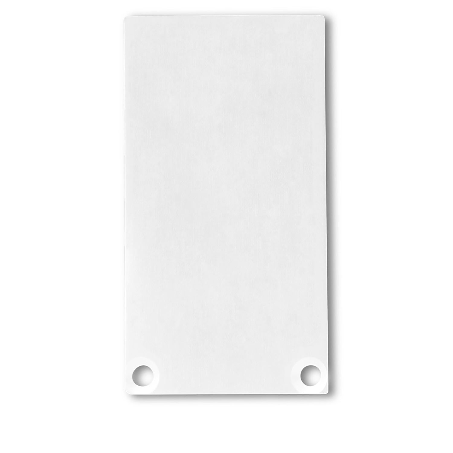 ISOLED Endkappe EC49 Alu weiß RAL 9010 für SURF/DIVE20 mit COVER12, 2 STK, inkl. Schrauben - 1