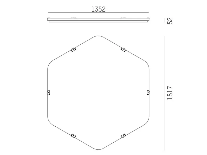 Molto Luce LON INLAY HEX 1500 - Produktbild 2