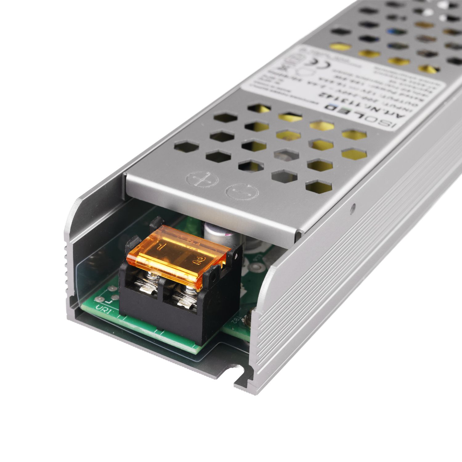 ISOLED LED Trafo 12V/DC, 0-200W, Gitter, flach - 6