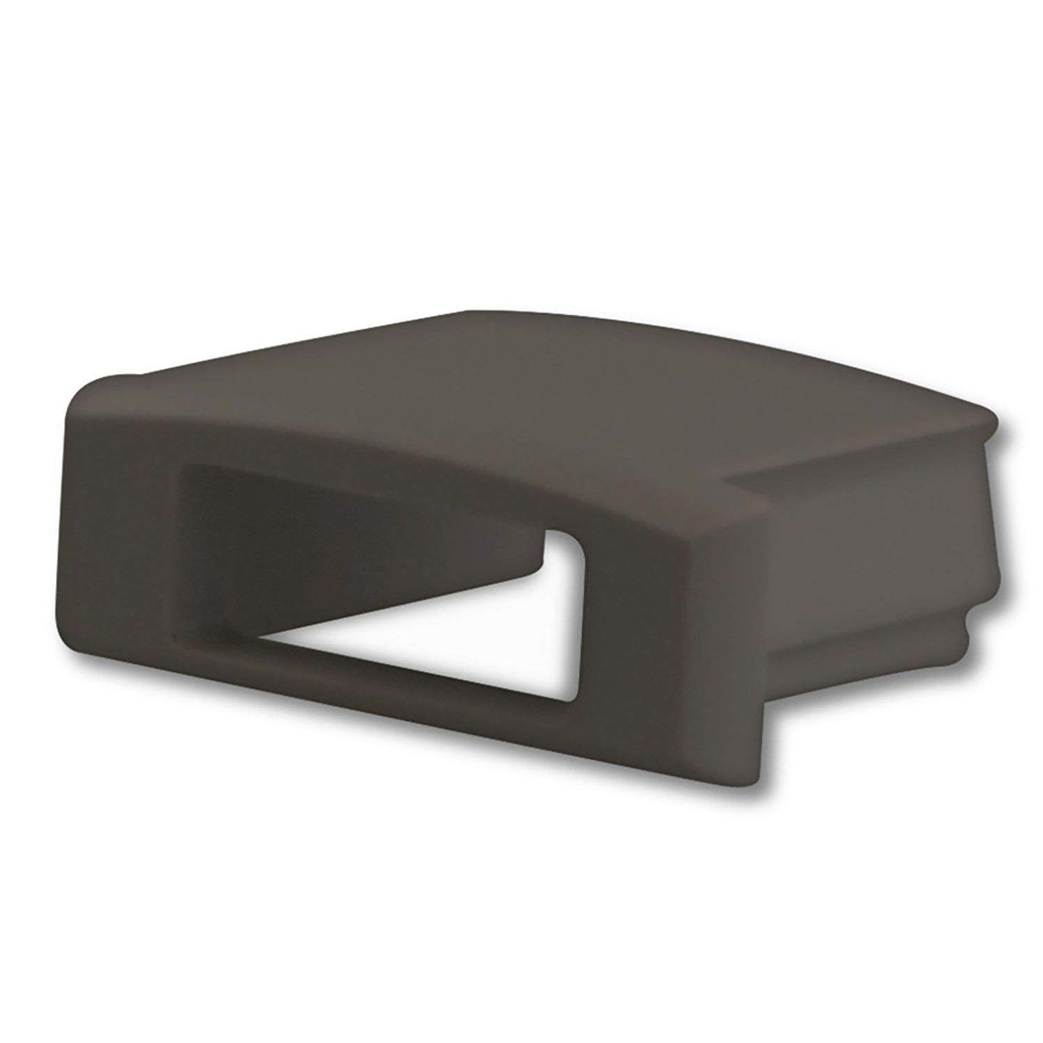 ISOLED Endkappe EC2B schwarz für SURF12 FLAT mit Kabeldurchführung, 1 STK ISOLED Endkappe EC2B schwarz für SURF12 FLAT mit Kabeldurchführung, 1 STK - 1