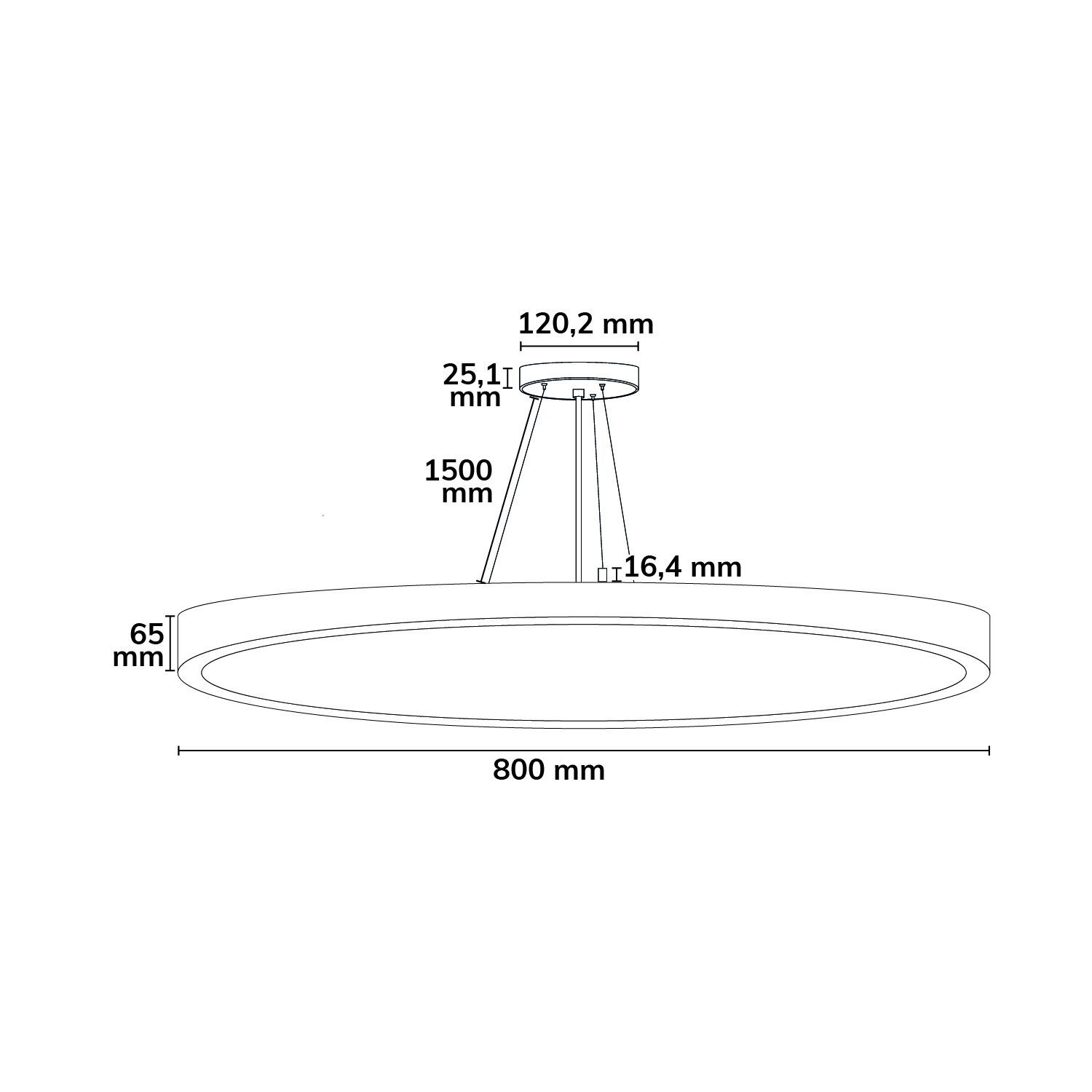 ISOLED LED Hängeleuchte UGR