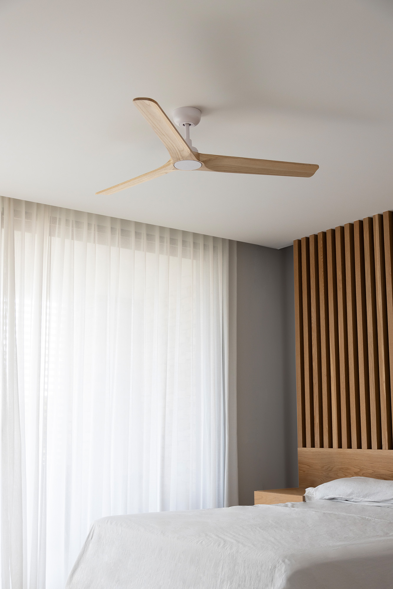 Faro HEYWOOD L LED-Gleichstrom-Ventilator weiß/Kiefer - 4