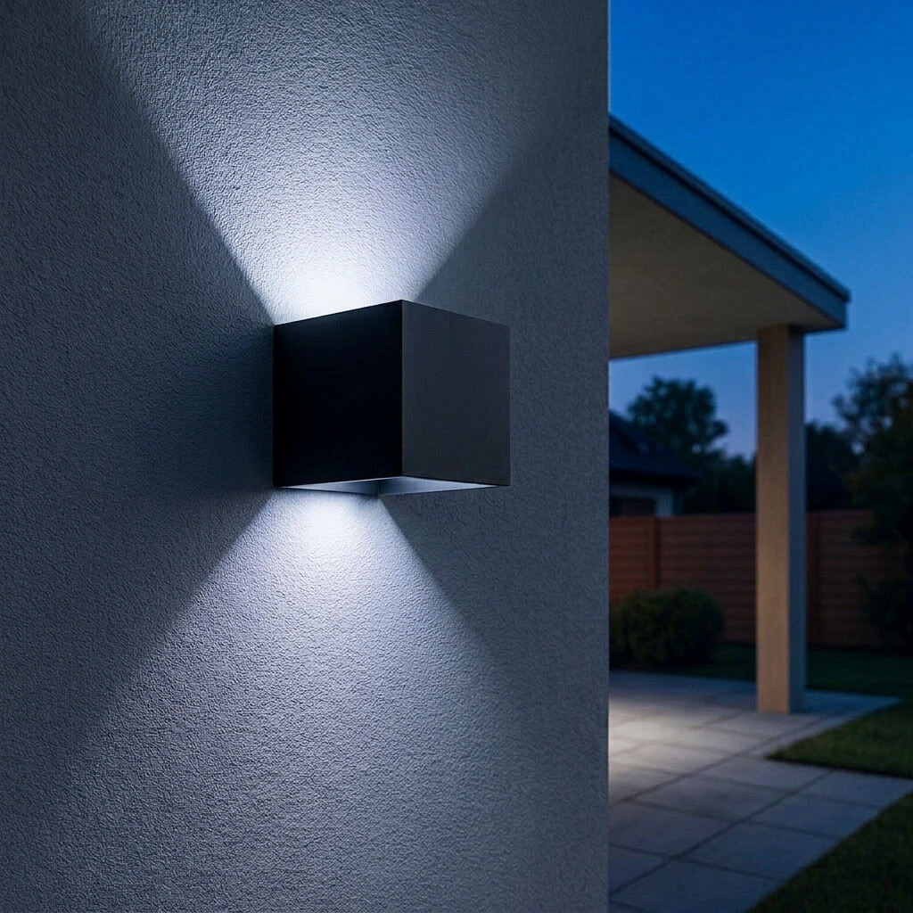 Emilum LED-Wandleuchte 24V, 10W, Tunable White, CRI90, IP54 Schwarz - 3