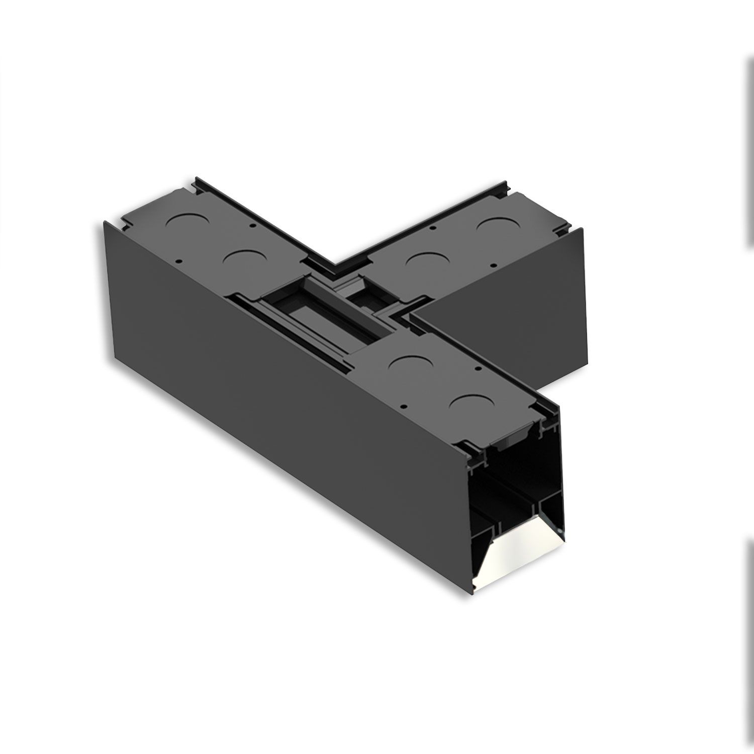 ISOLED T-Verbinder für Aufbau/Hängeleuchte LINKLINE50 schwarz ISOLED T-Verbinder für Aufbau/Hängeleuchte LINKLINE50 schwarz - 1