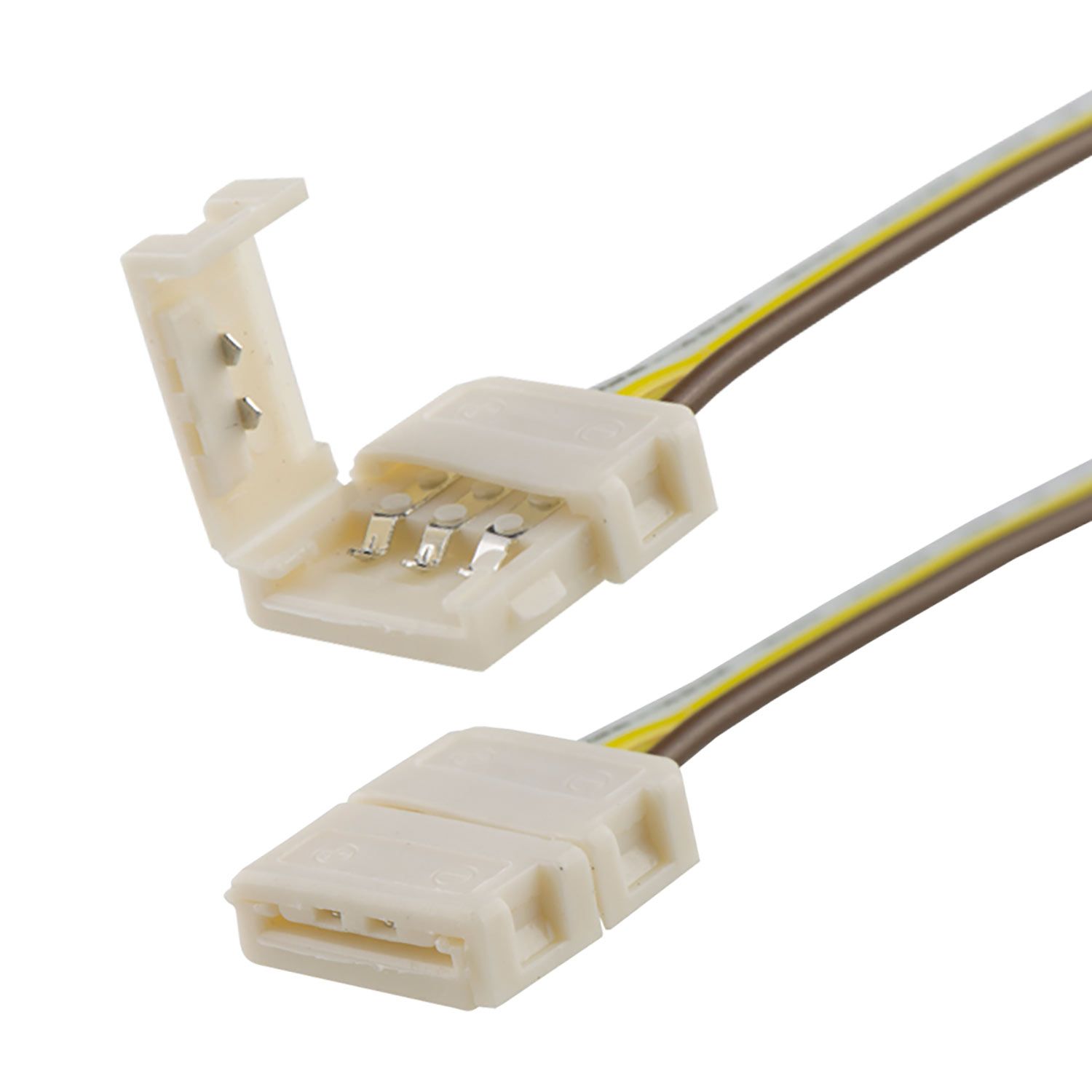 ISOLED Clip-Kabelanschluss (max. 5A) C1-310 für 3-pol. IP20 Flexstripes mit Breite 10mm, Pitch >12mm ISOLED Clip-Kabelanschluss (max. 5A) C1-310 für 3-pol. IP20 Flexstripes mit Breite 10mm, Pitch >12mm - 1