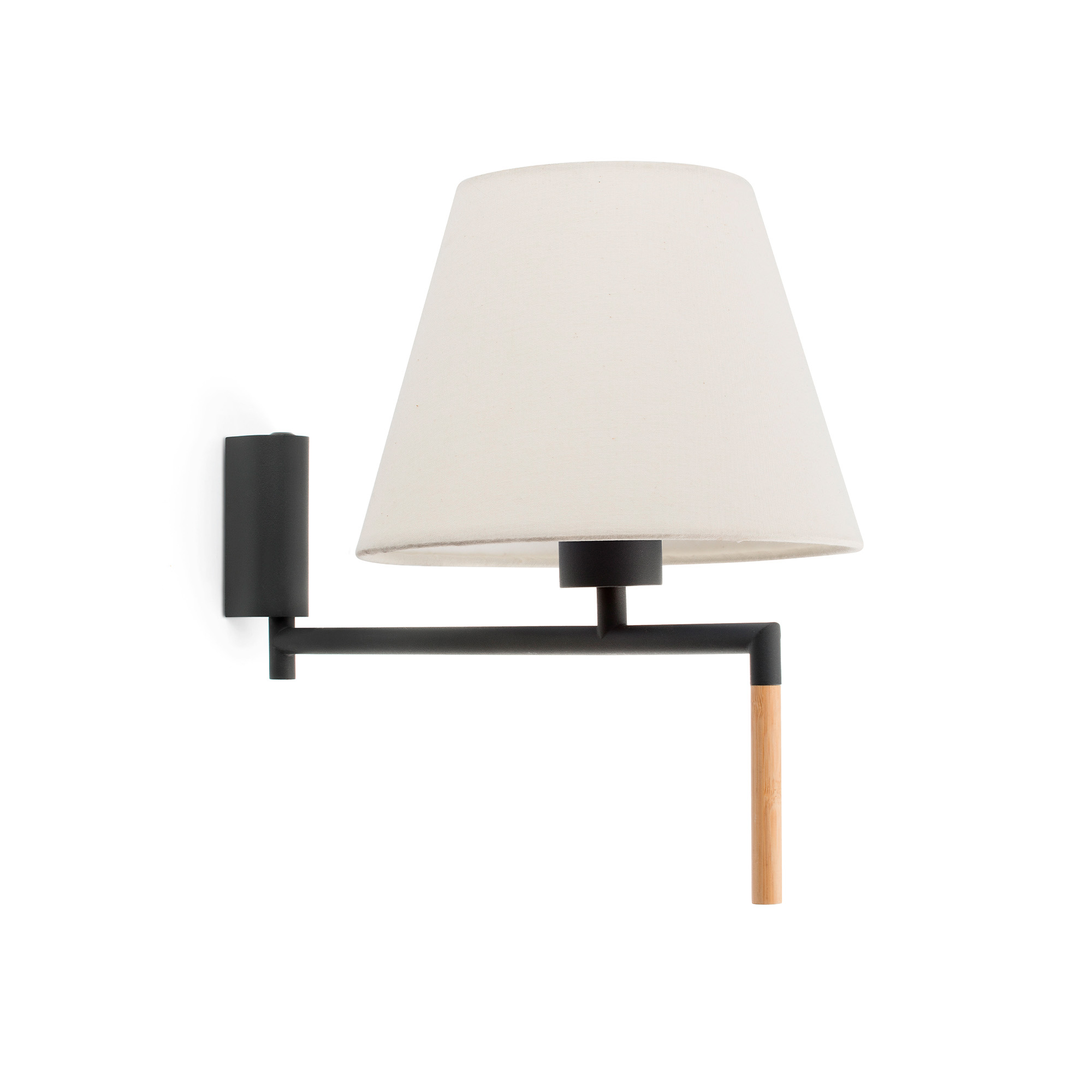 Faro RON Dunkelgrau/Beige Wandleuchte - Produktbild 1