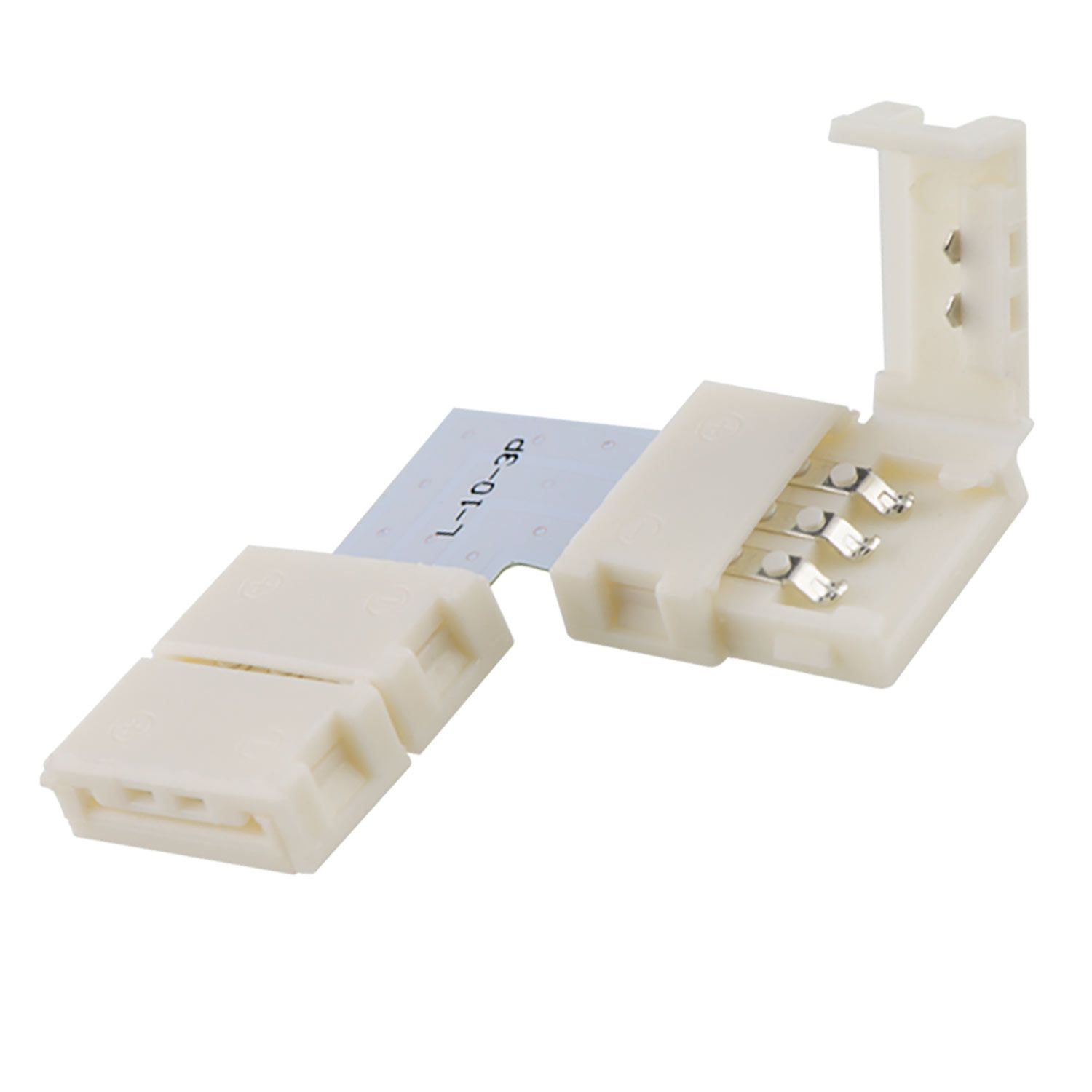 ISOLED Clip-Eck-Verbinder (max. 5A) C1-310 für 3-pol. IP20 Flexstripes mit Breite 10mm, Pitch >12mm ISOLED Clip-Eck-Verbinder (max. 5A) C1-310 für 3-pol. IP20 Flexstripes mit Breite 10mm, Pitch >12mm - 1