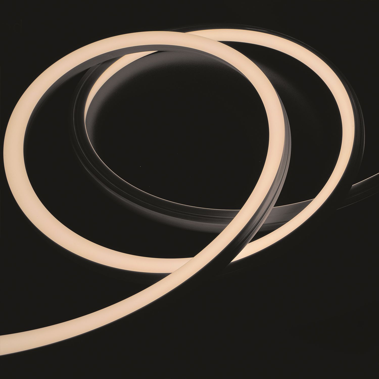 ISOLED LED NeonPRO930 Custom Flexband Twist+Bend B16H16, 24V DC, 10W, IP67, 3000K, 140 LED/m, inkl. Clips - 1
