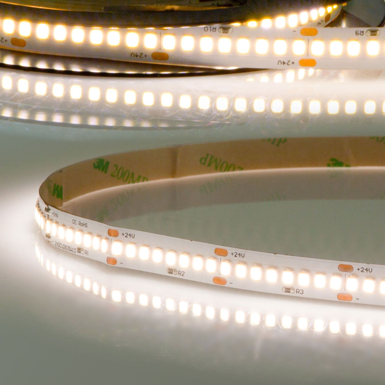 ISOLED LED HEQ930 Flexband High Bright, 24V DC, 22W, IP20, 3000K, 140 lm/W, 5m Rolle, 240 LED/m ISOLED LED HEQ930 Flexband High Bright, 24V DC, 22W, IP20, 3000K, 140 lm/W, 5m Rolle, 240 LED/m - 1
