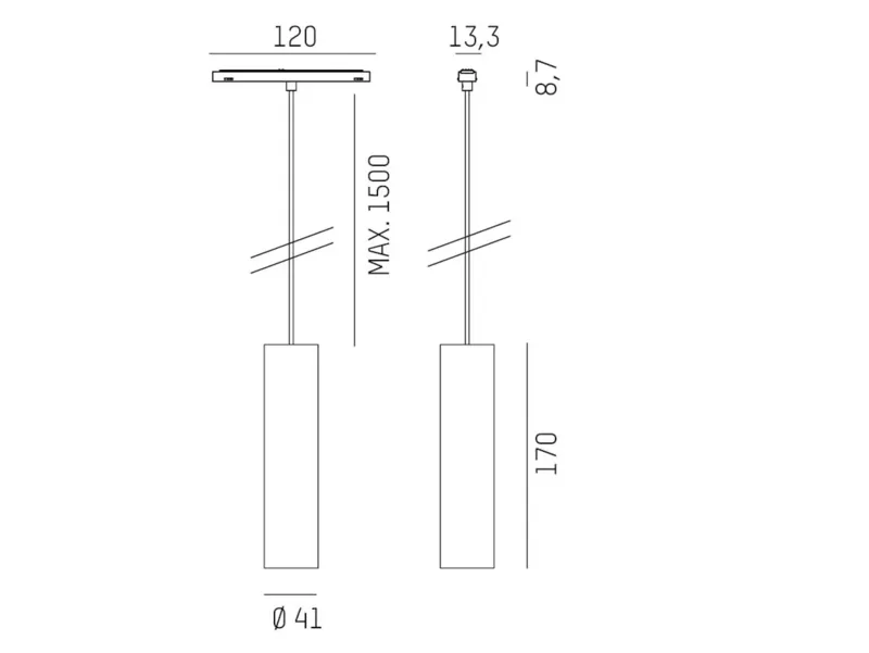 Molto Luce MAGNETICS S PD (schwarz) - 2