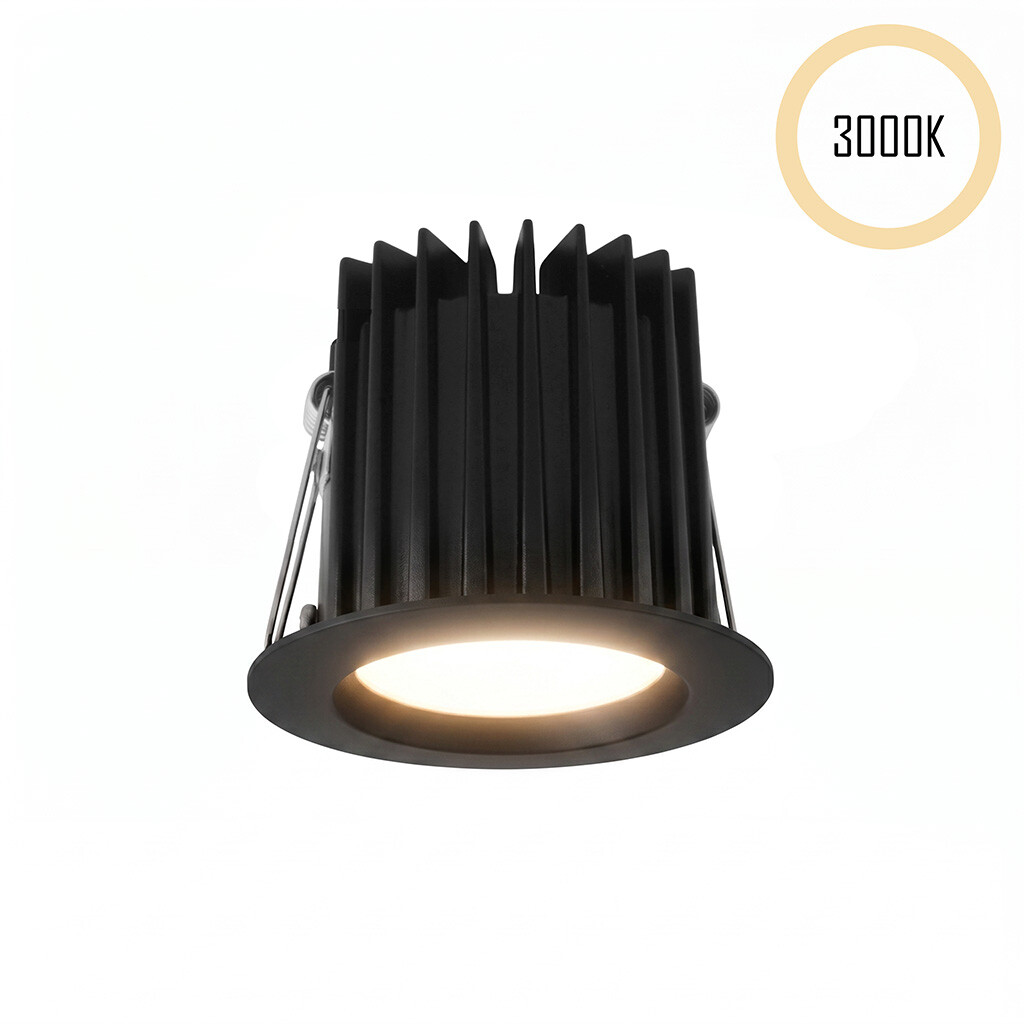 Emilum LED-Spot 24V, 10W, 3000K, CRI90 Schwarz Emilum LED-Spot 24V, 10W, 3000K, CRI90 Schwarz - 1