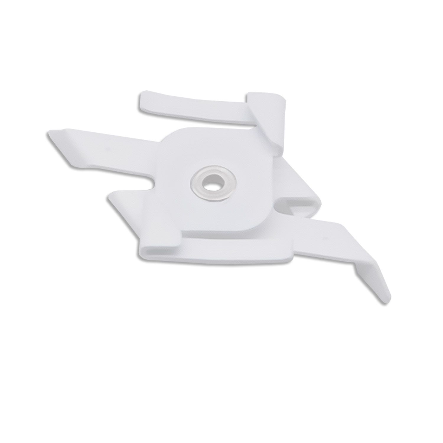 ISOLED Montageklammer weiß für 3-PH Aufbauschiene Serie S1 auf 24mm Streben von Odenwald-Rasterdecken ISOLED Montageklammer weiß für 3-PH Aufbauschiene Serie S1 auf 24mm Streben von Odenwald-Rasterdecken - 1