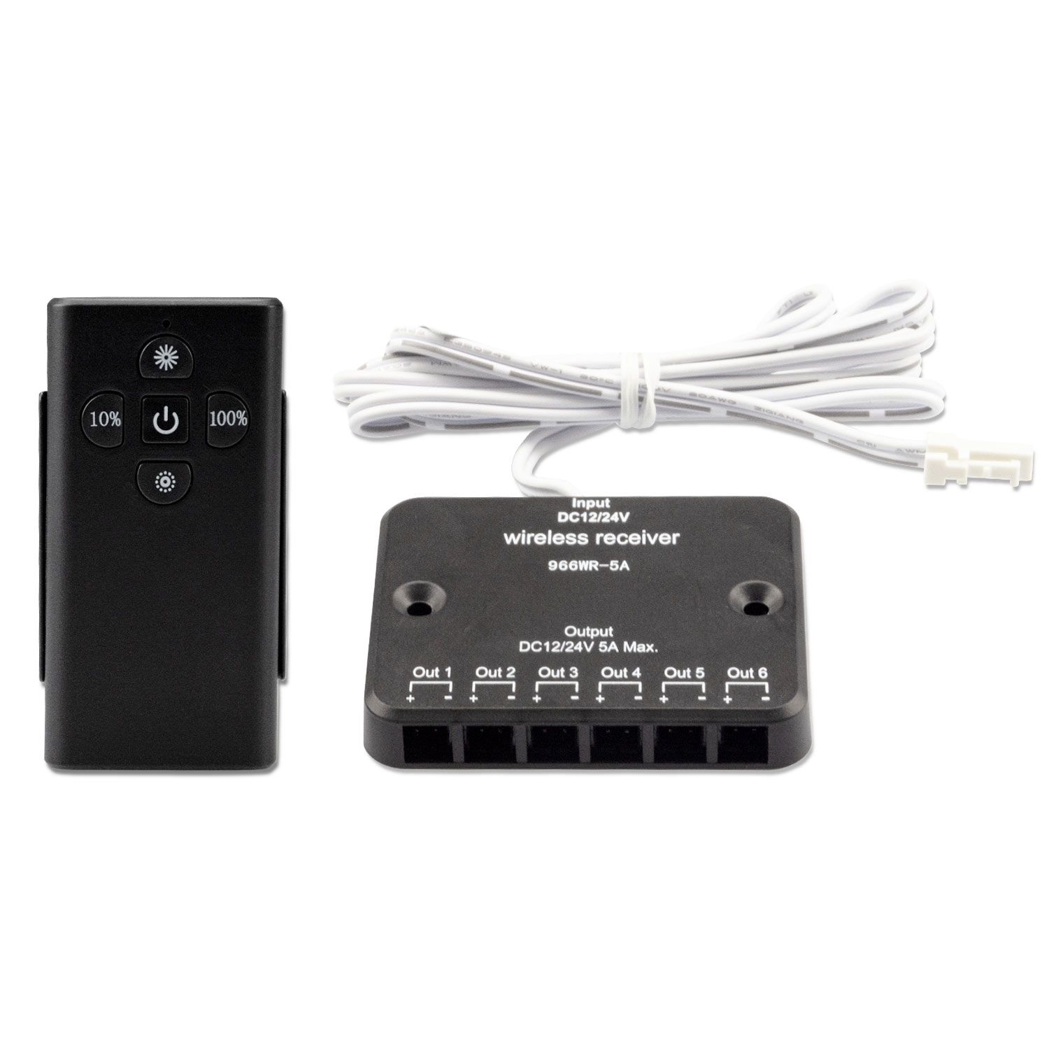 ISOLED MiniAMP LED Touch/Funk PWM-Dimmer, 1 Kanal, 12-24V DC 5A, inkl. Fernbedienung ISOLED MiniAMP LED Touch/Funk PWM-Dimmer, 1 Kanal, 12-24V DC 5A, inkl. Fernbedienung - 1