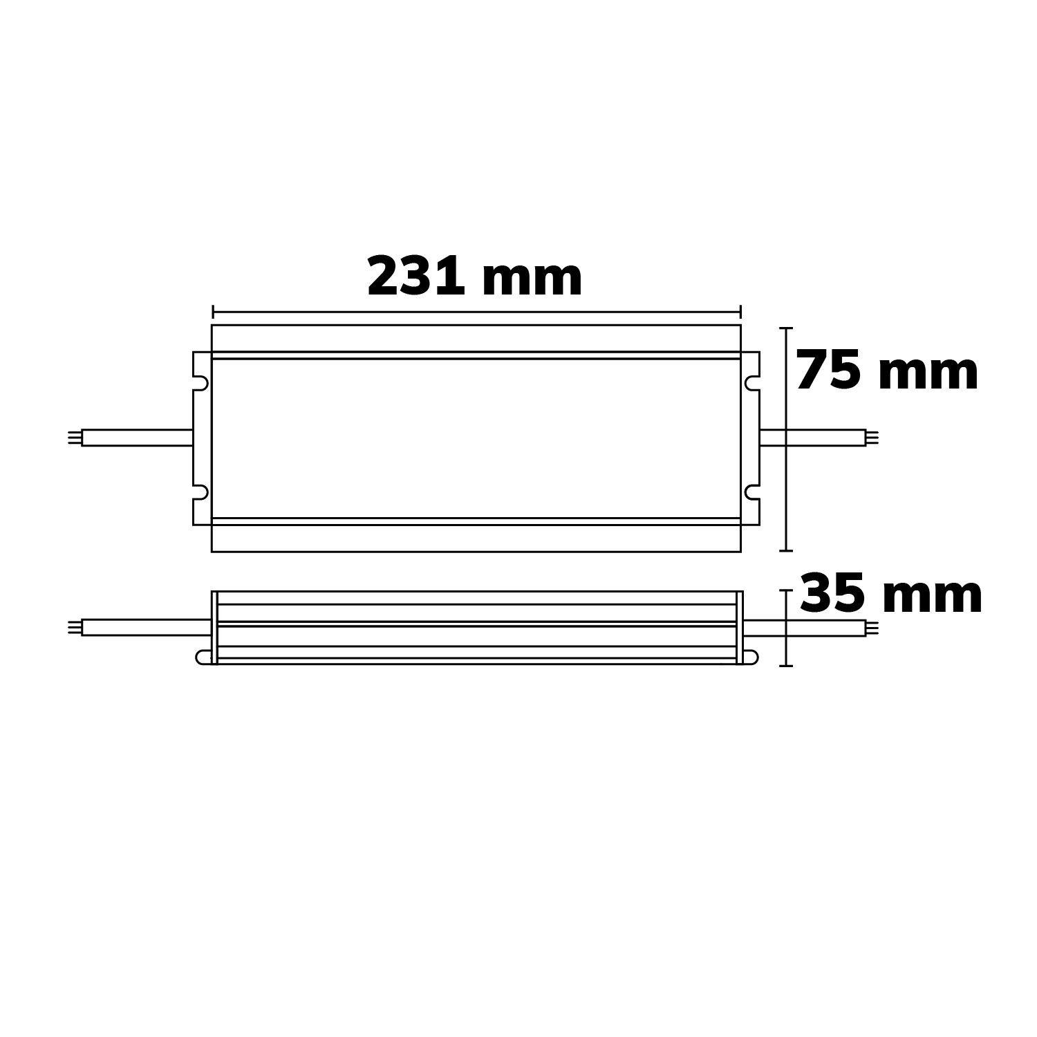 ISOLED LED Trafo 48V/DC, 300W, kompakt, IP67, SELV - 2