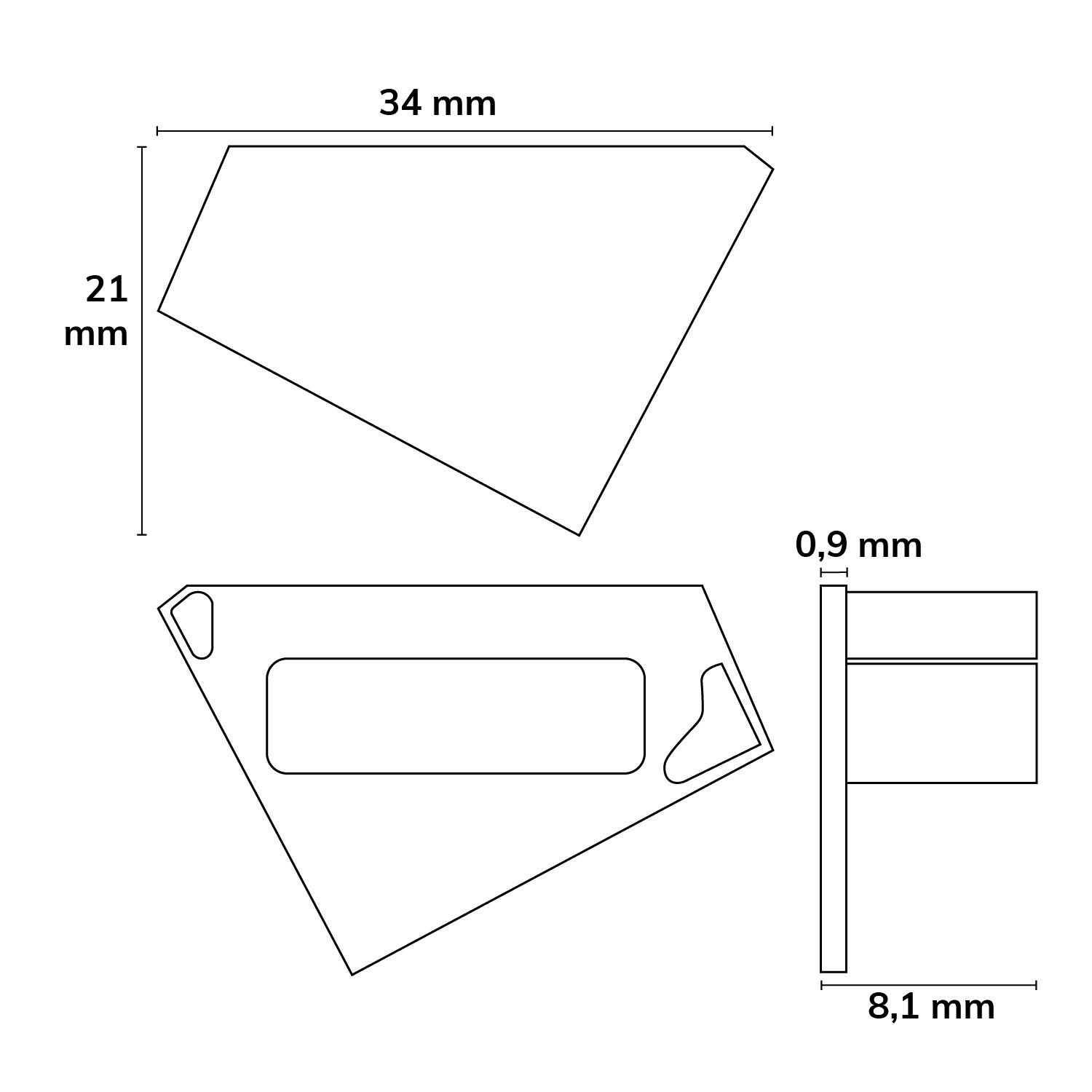 ISOLED Endkappe EC110R weiß für Profil CORNER18, rechts 1 STK - 3