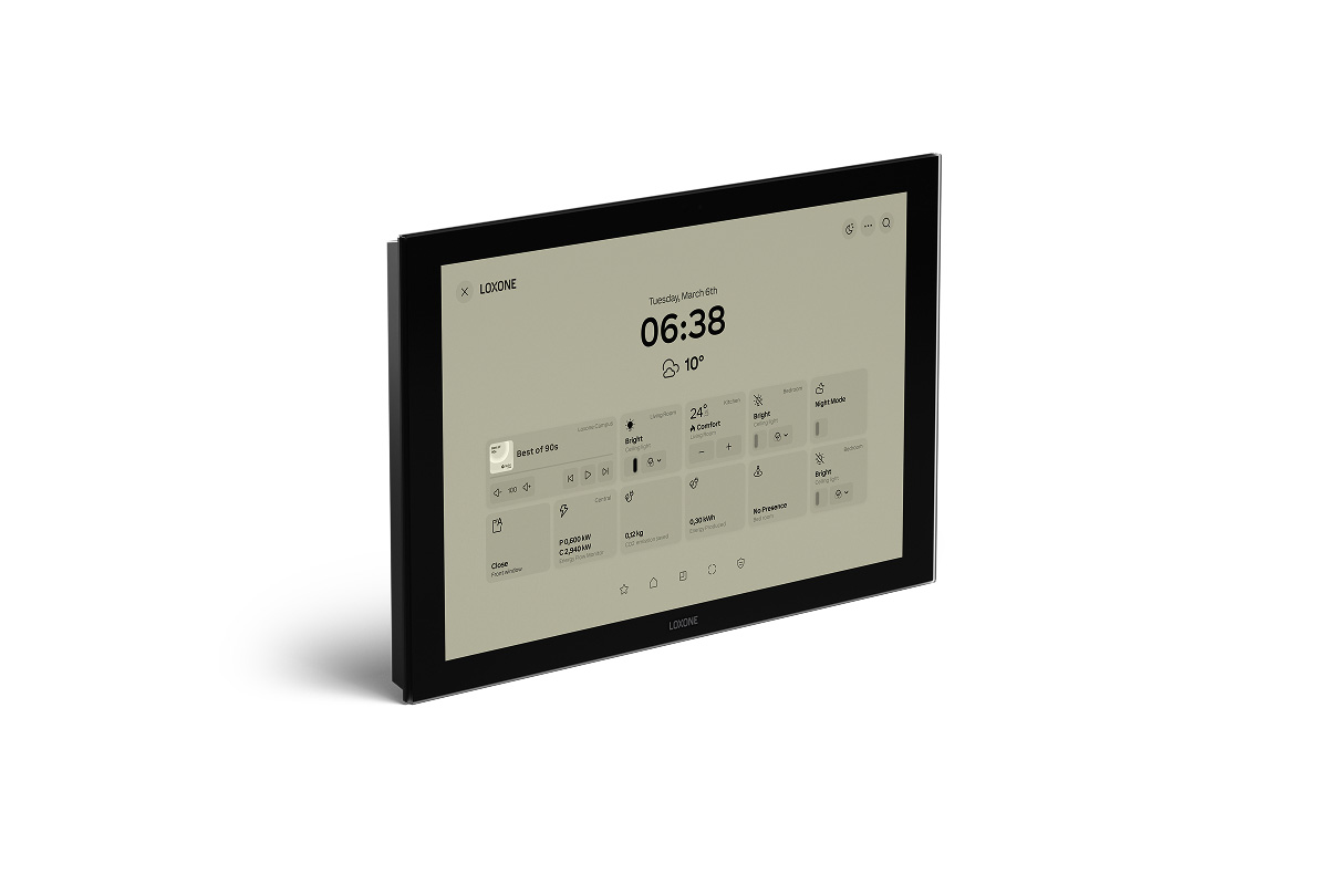 Loxone Wall Display 10 Anthrazit - 5