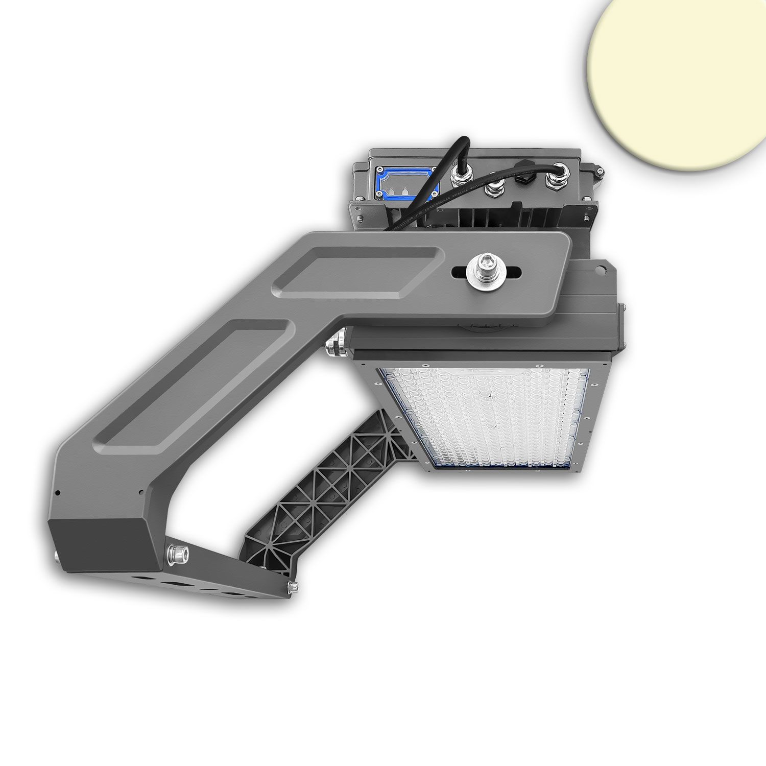 ISOLED LED Flutlichtanlage LW 500W, 130x25°, 1 Modul (Lichtpunkt), DALI dimmbar, warmweiß, IP66 - 1