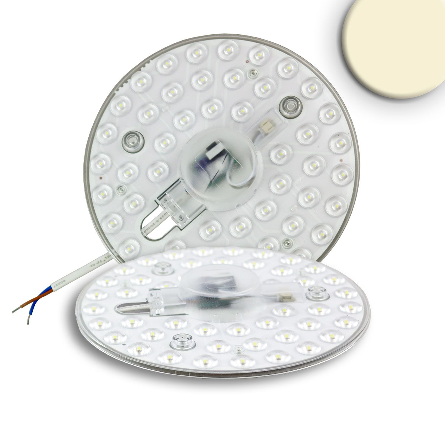 ISOLED LED Umrüstplatine 168mm, 16W, mit Haltemagnet, warmweiß - 1