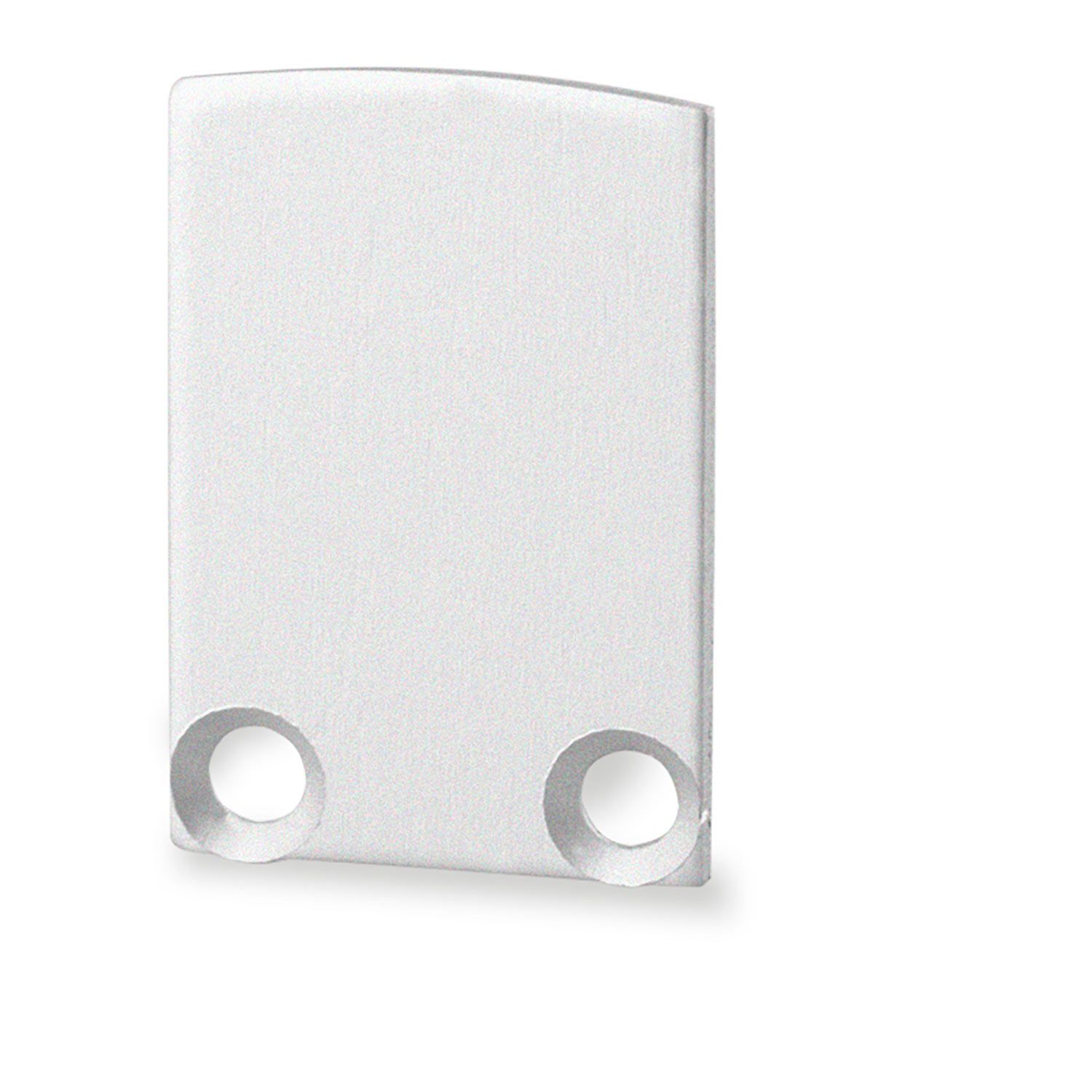 ISOLED Endkappe EC12 für SURF12 BORDERLESS inkl. COVER3 mit TUNNEL, Alu eloxiert - 1