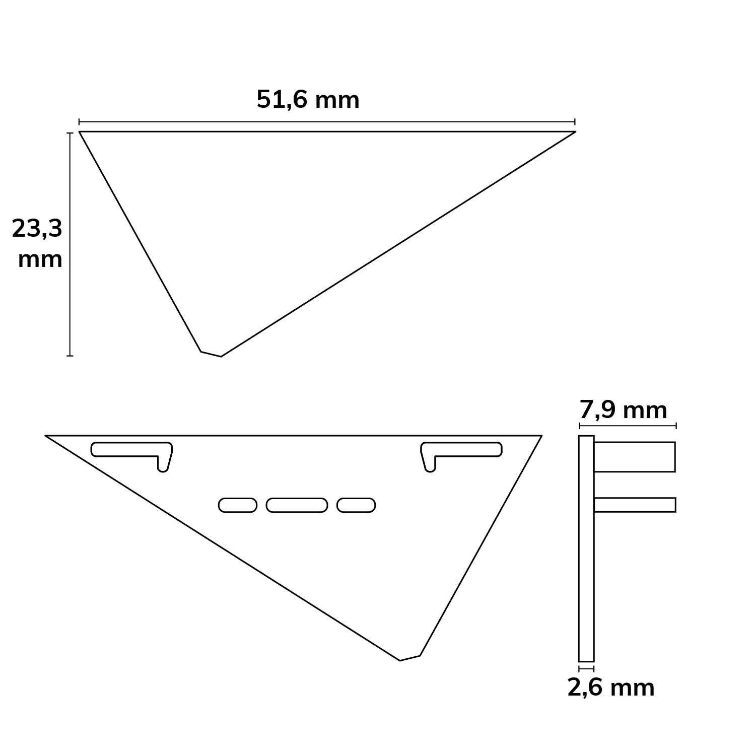 ISOLED Endkappe rechts für Profil CORNER22 - 2