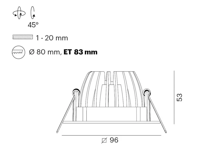 Molto Luce KALIO SQUARE R (weiß) - Produktbild 2