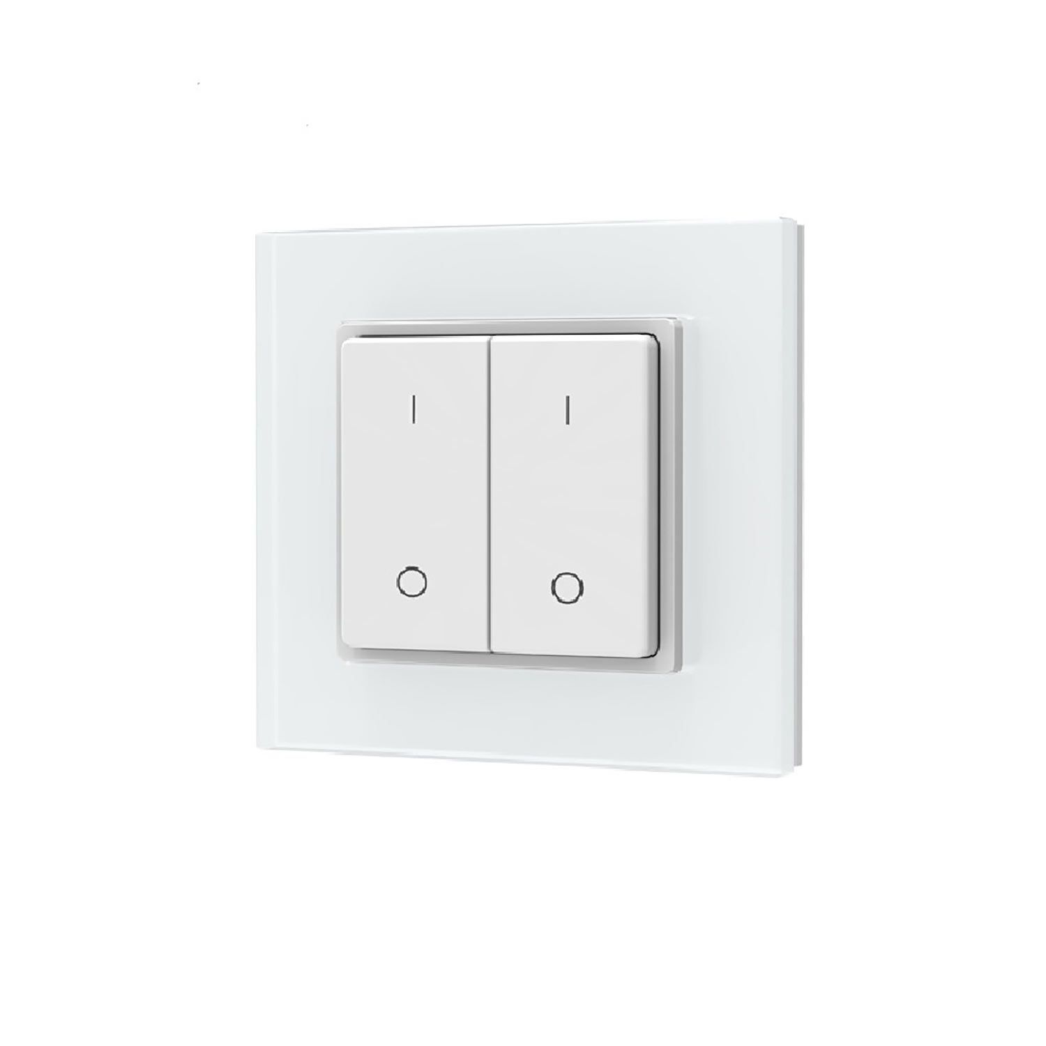 ISOLED Sys-Pro Single Color 2 Zonen Aufputz-Tast-Fernbedienung mit Batterie - 1