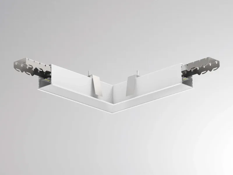 Molto Luce LOG 50 ECKVERBINDER R (weiß) Molto Luce LOG 50 ECKVERBINDER R (weiß) - Produktbild 1