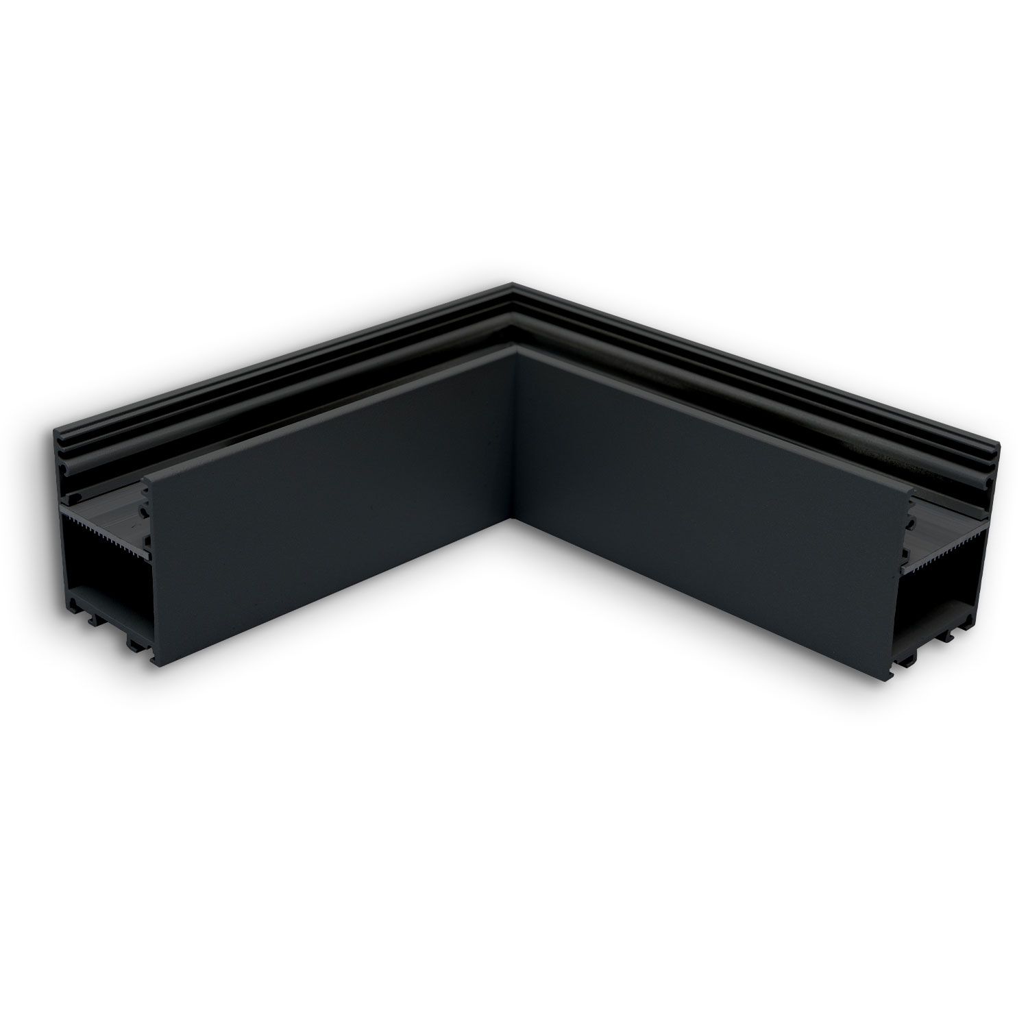 ISOLED LAMP30V2 90° Eck, geschweißt, 120x120mm, schwarz RAL 9005, exkl. Cover ISOLED LAMP30V2 90° Eck, geschweißt, 120x120mm, schwarz RAL 9005, exkl. Cover - 1