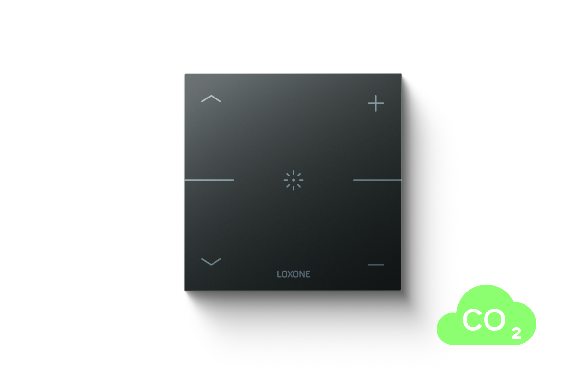 Loxone Touch Pure Classic CO2 Tree Anthrazit - 1