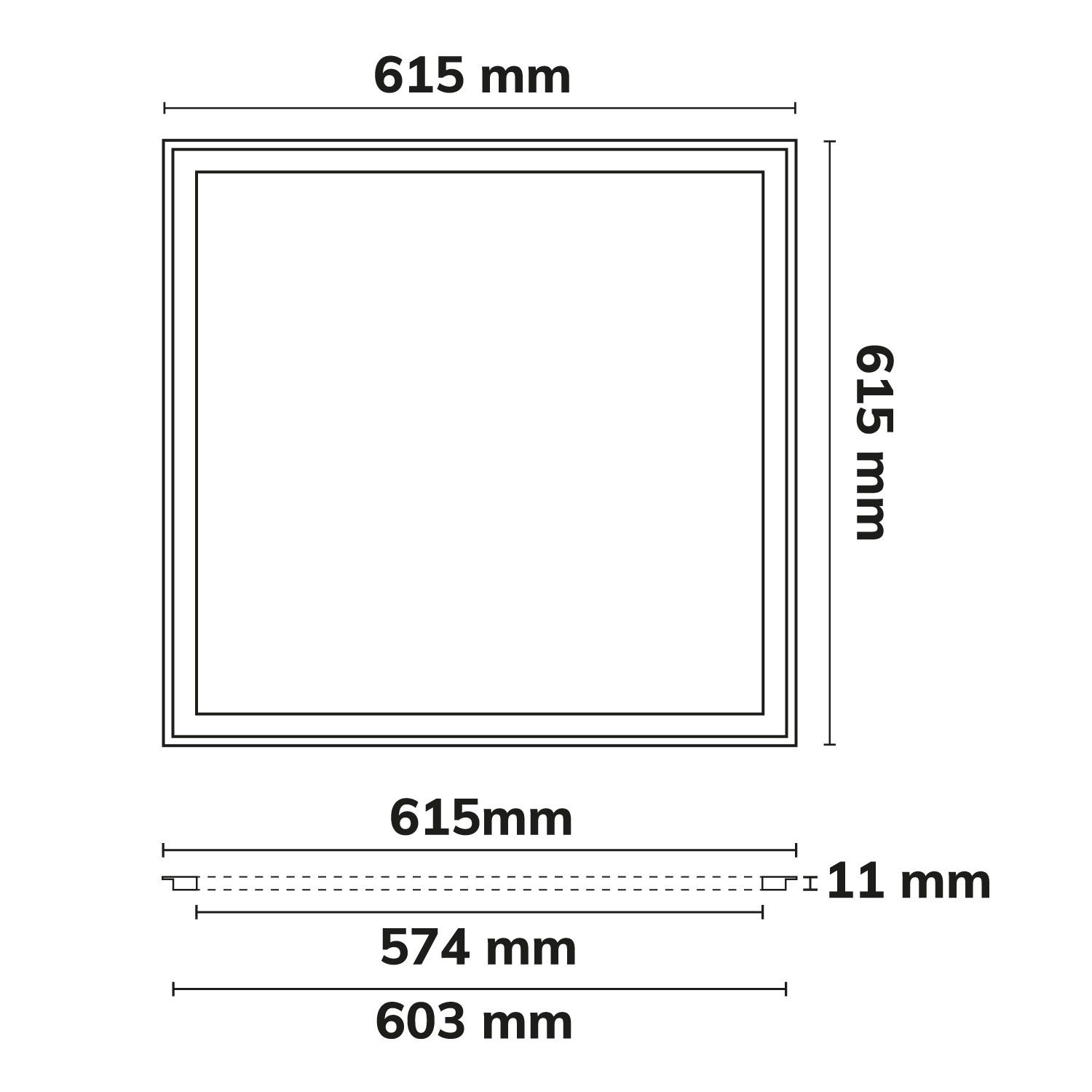 ISOLED LED Panel Frame 625, 24V DC, 30W, 3 Kanal RGB, exkl. Trafo - 3
