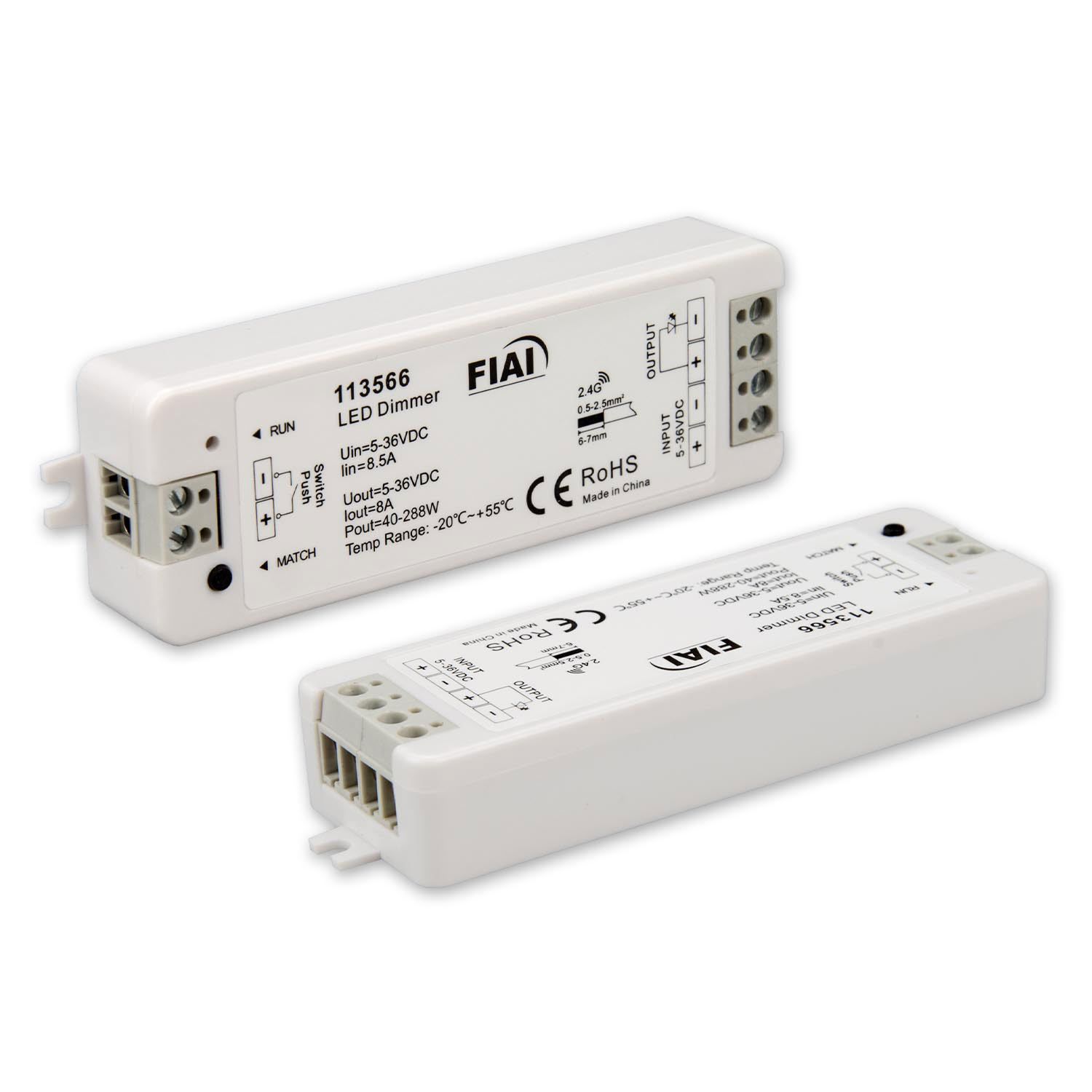ISOLED Sys-Pro Push/Funk Mesh PWM-Dimmer, 1 Kanal, 5-36V DC 8A ISOLED Sys-Pro Push/Funk Mesh PWM-Dimmer, 1 Kanal, 5-36V DC 8A - 1