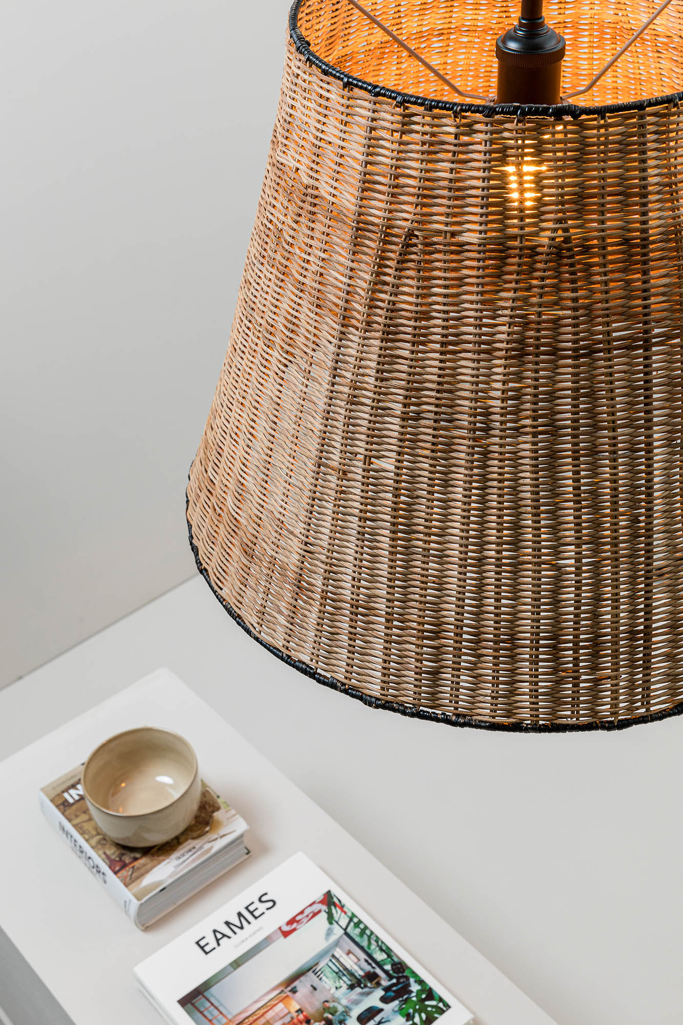 Faro SUMBA Hängeleuchte schwarz/rattan - 3