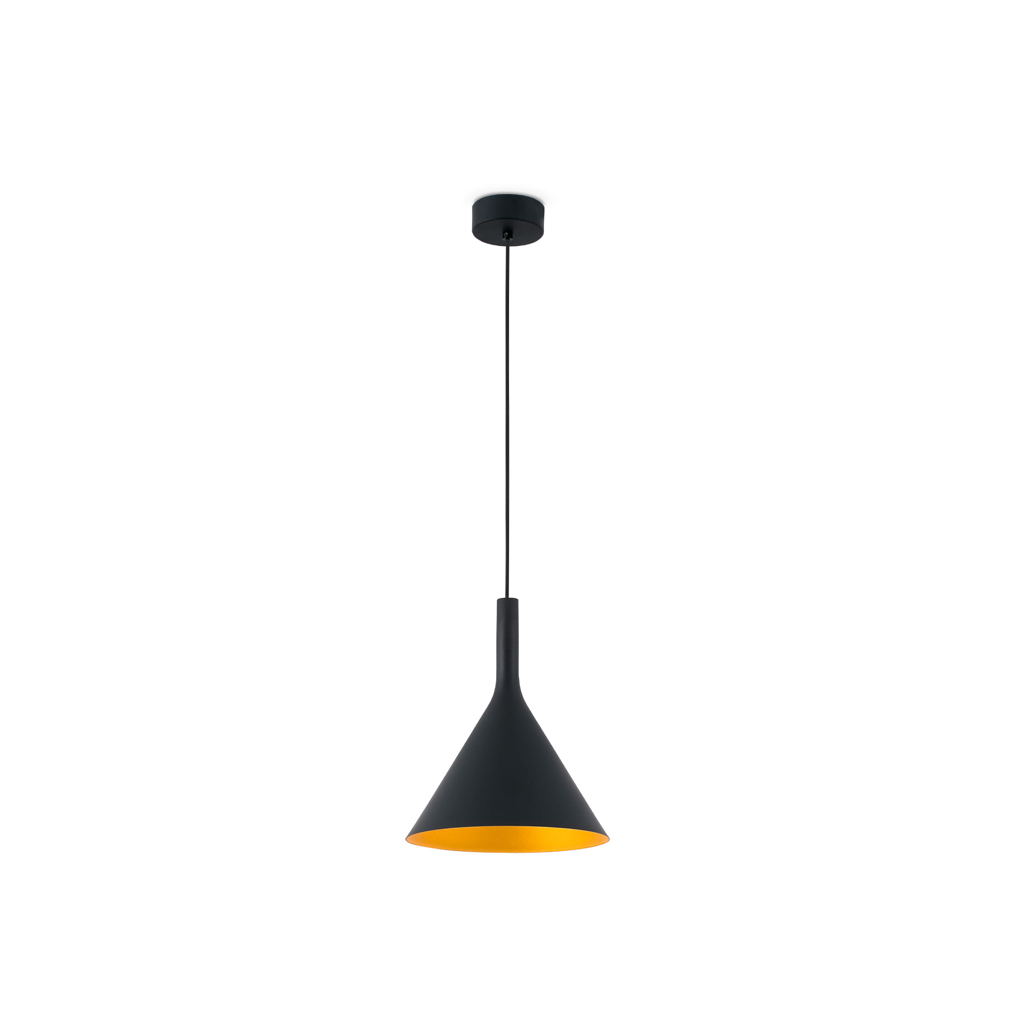 Faro PAM 250 Pendelleuchte schwarz und gold Faro PAM 250 Pendelleuchte schwarz und gold - 1
