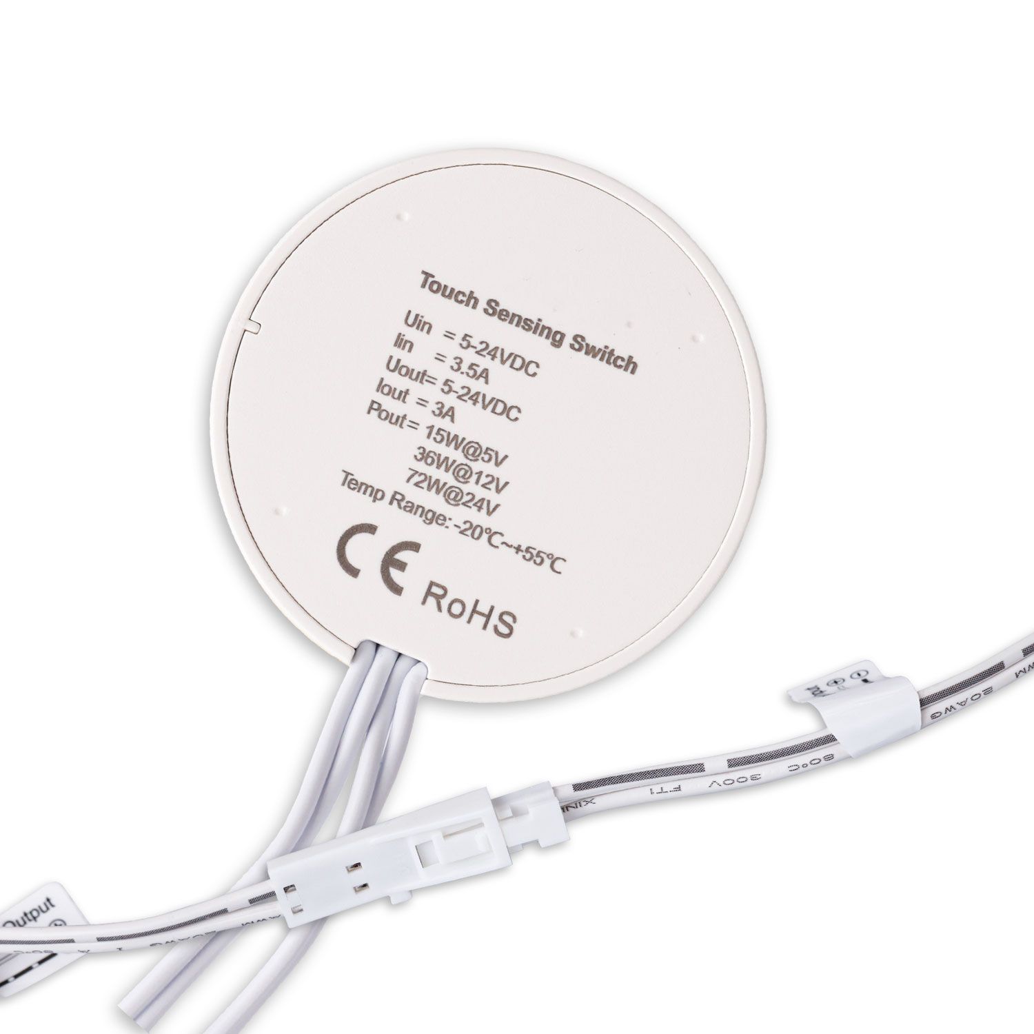 ISOLED MiniAMP Multi-PWM Touch-Dimmer, kapazitive Touch Erkennung durch 2 cm Holz, 5-24V DC, 3A - 4